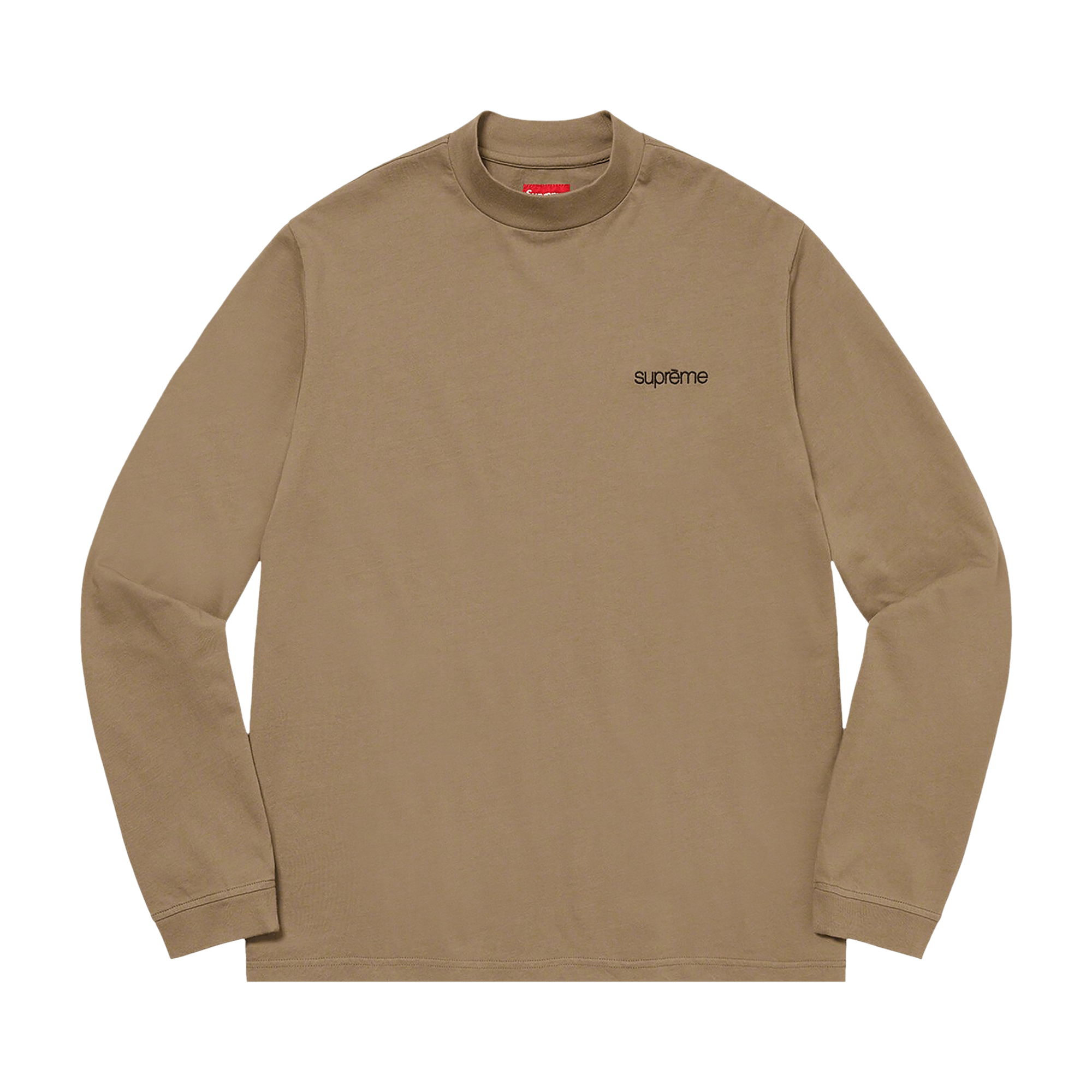 Supreme Mock Neck Long-Sleeve Top 'Dark Tan'