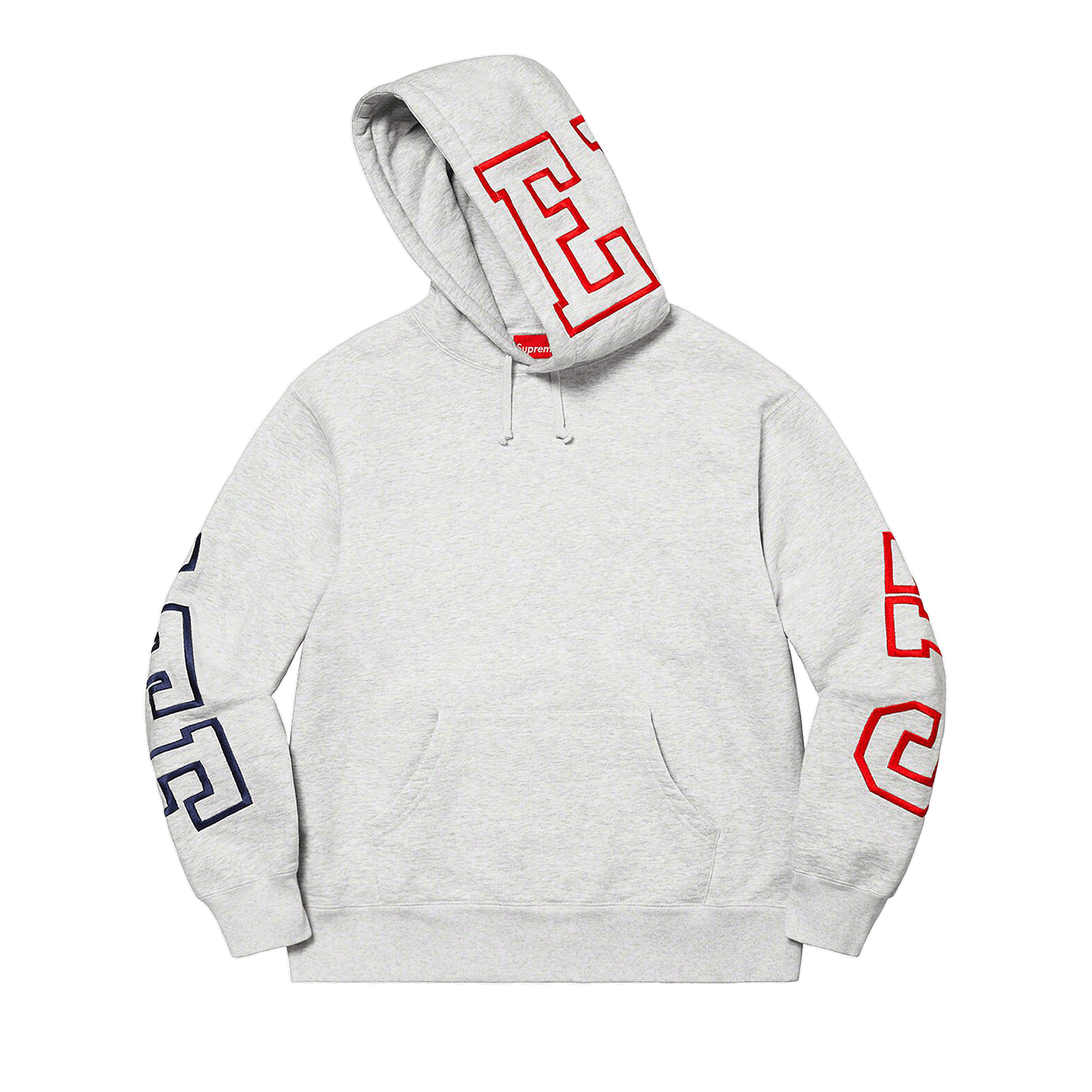 Supreme State Hooded Sweatshirt 'Ash Grey'