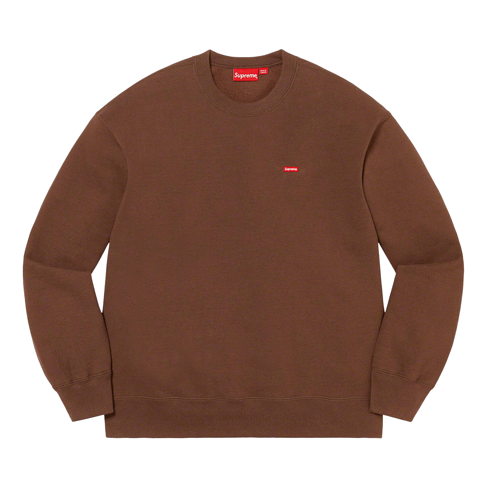 Supreme Small Box Crewneck 'Dark Brown'