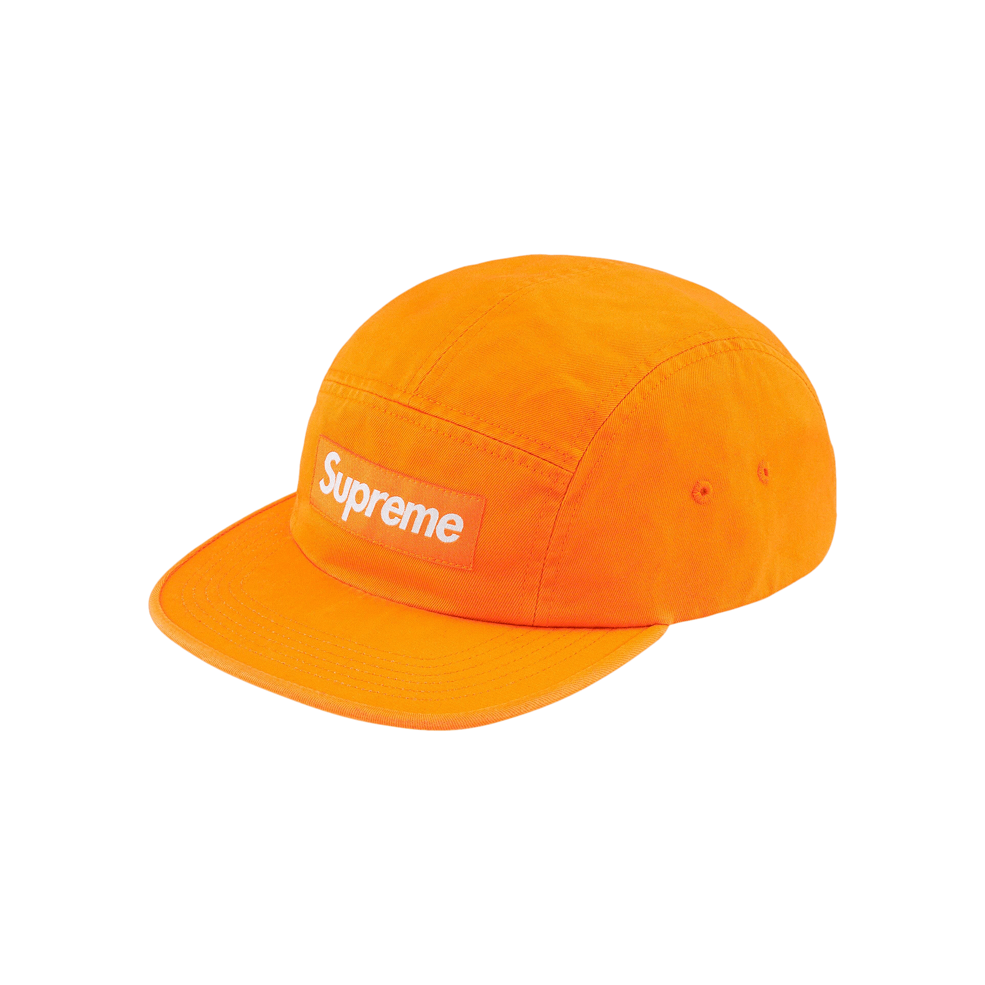 Supreme Washed Chino Twill Camp Cap 'Orange'
