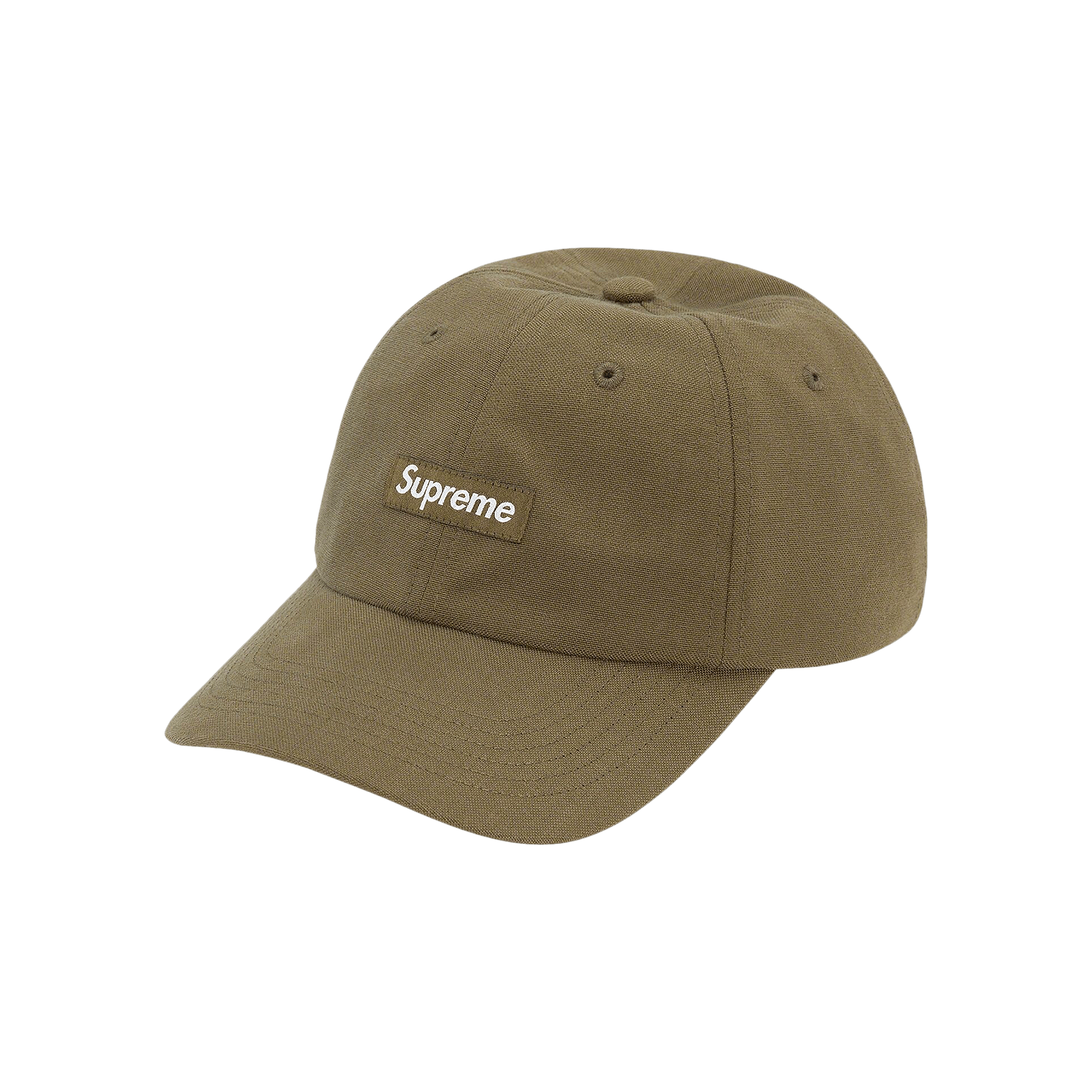 Supreme Brushed Cordura Small Box 6-Panel 'Olive'