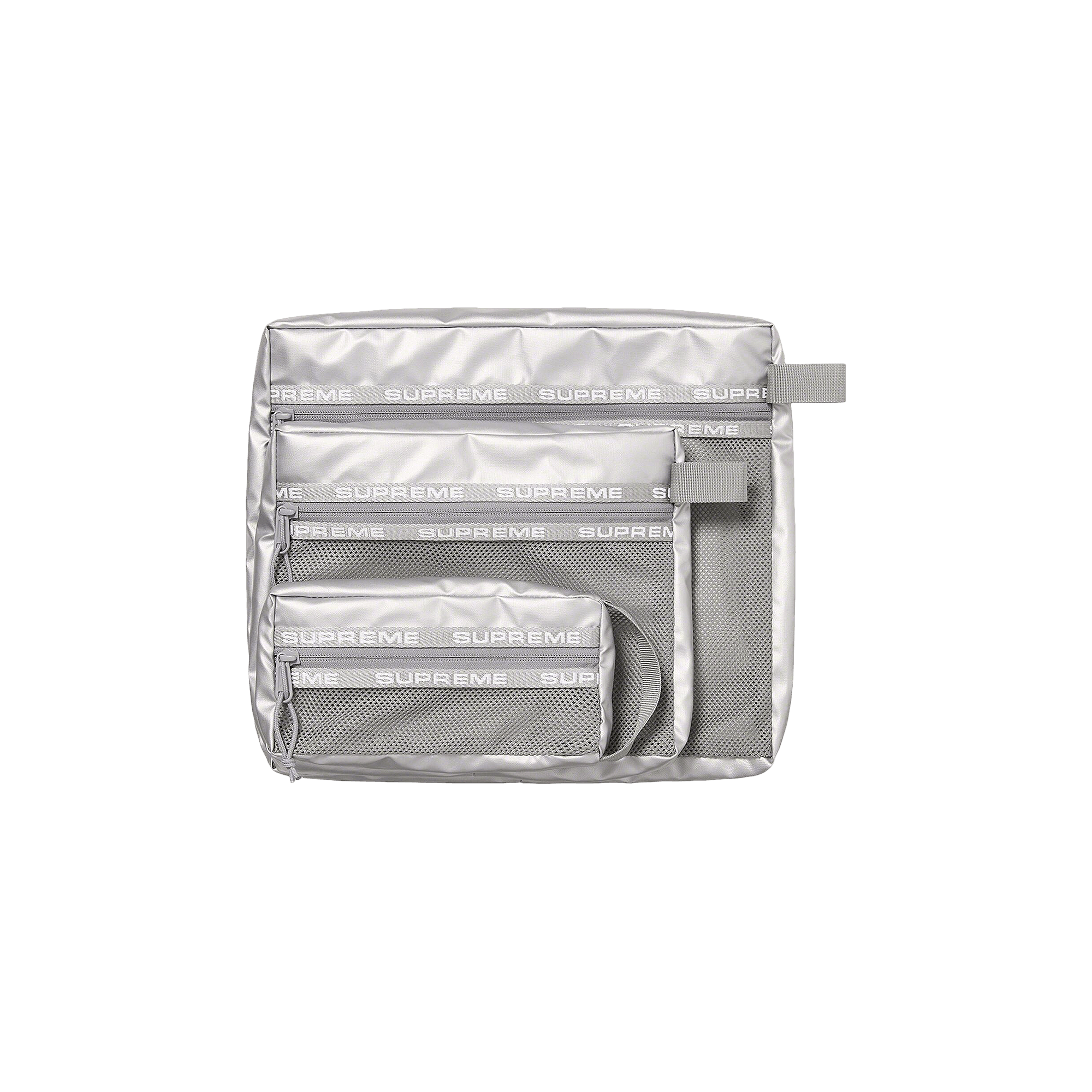 Supreme Organizer Pouch Set 'Silver'