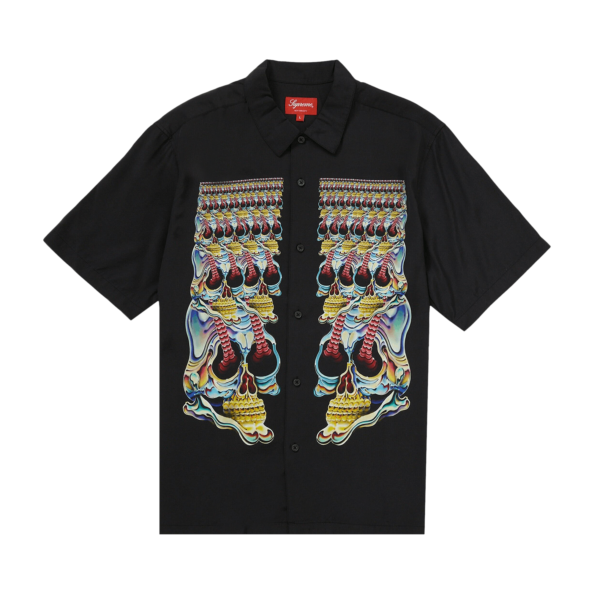 Supreme Skulls Short-Sleeve Shirt 'Black'