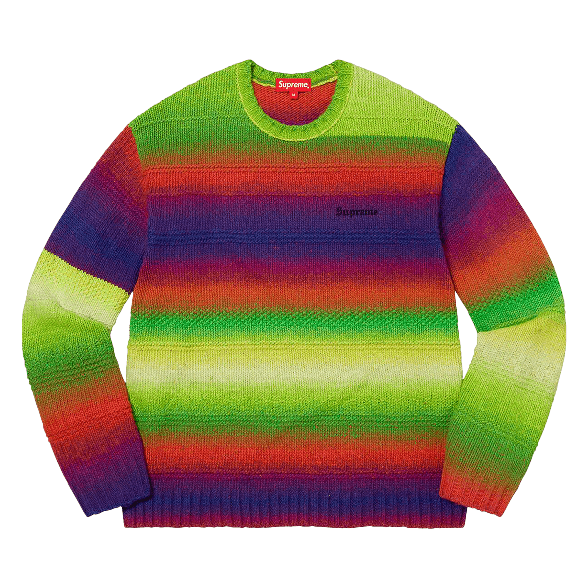 Supreme Gradient Stripe Sweater 'Multicolor'
