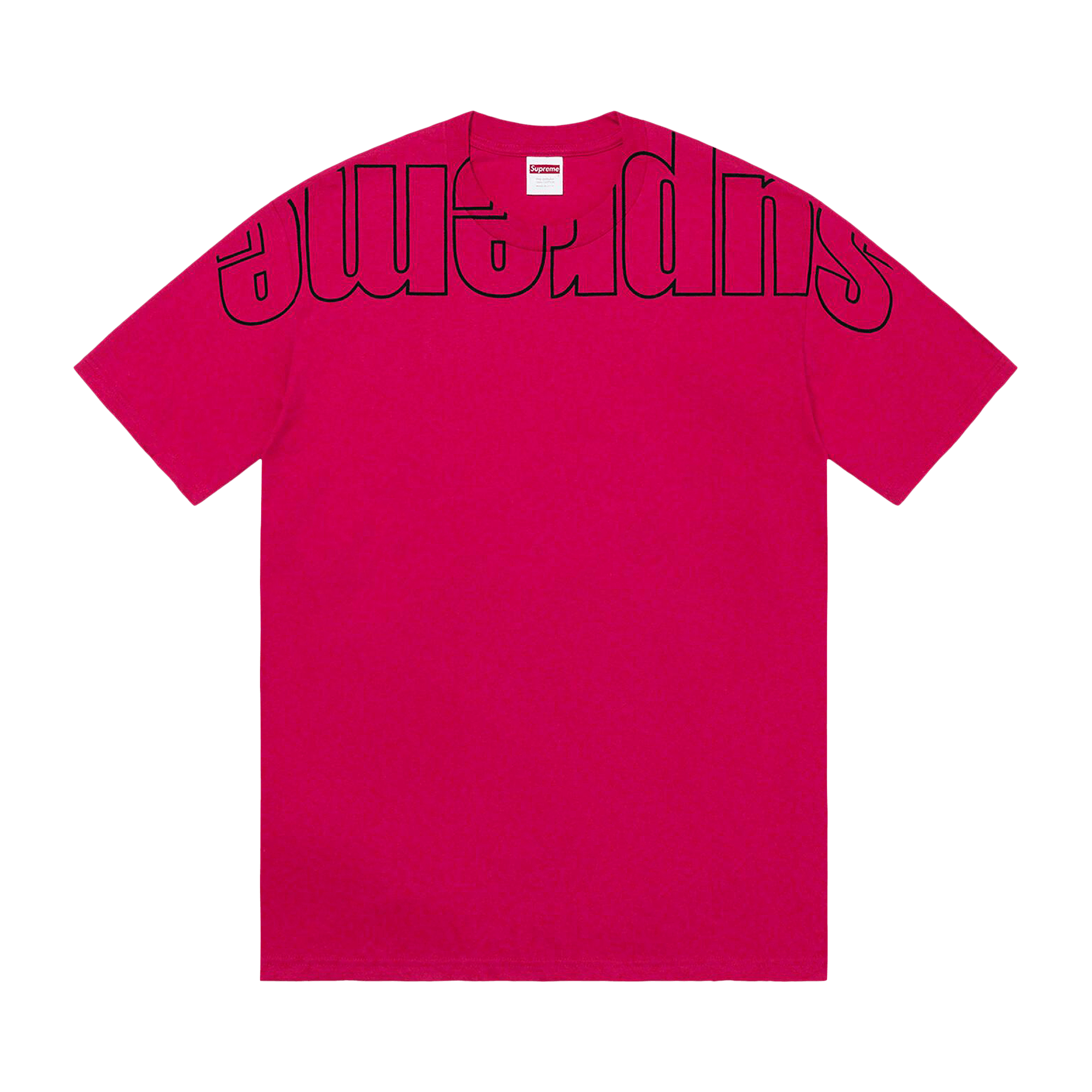 Supreme Upside Down Tee 'Magenta'