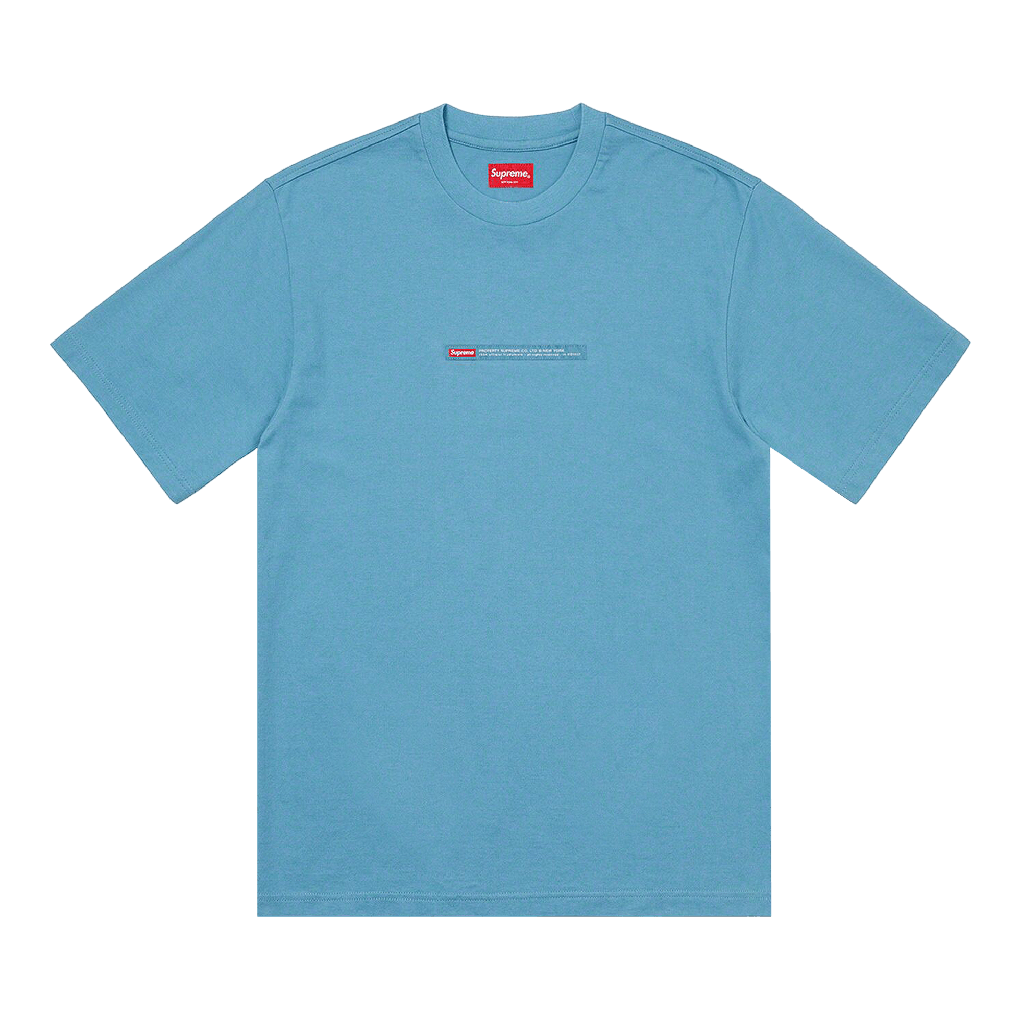 Supreme Property Label Short-Sleeve Top 'Light Slate'