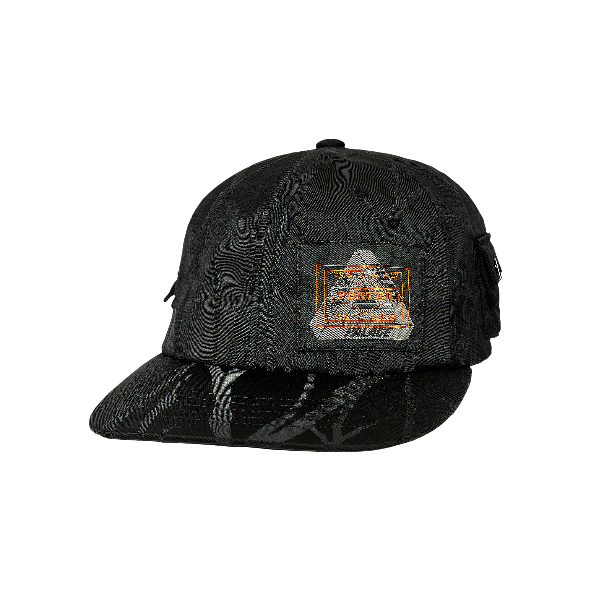 Palace x Porter-Yoshida & Co. Pocket 6-Panel 'Black/Jacquard'