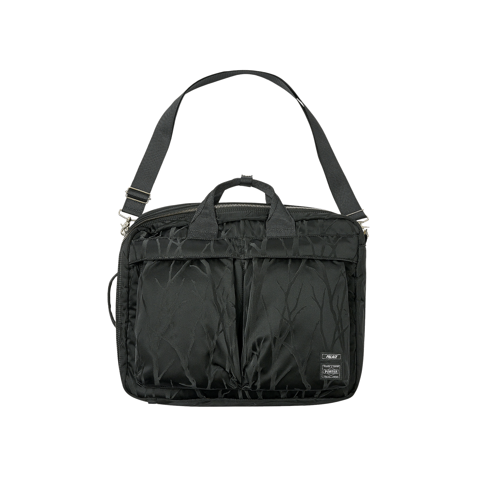 Palace x Porter-Yoshida & Co. Tanker 3 Way Briefcase 'Black/Jacquard'