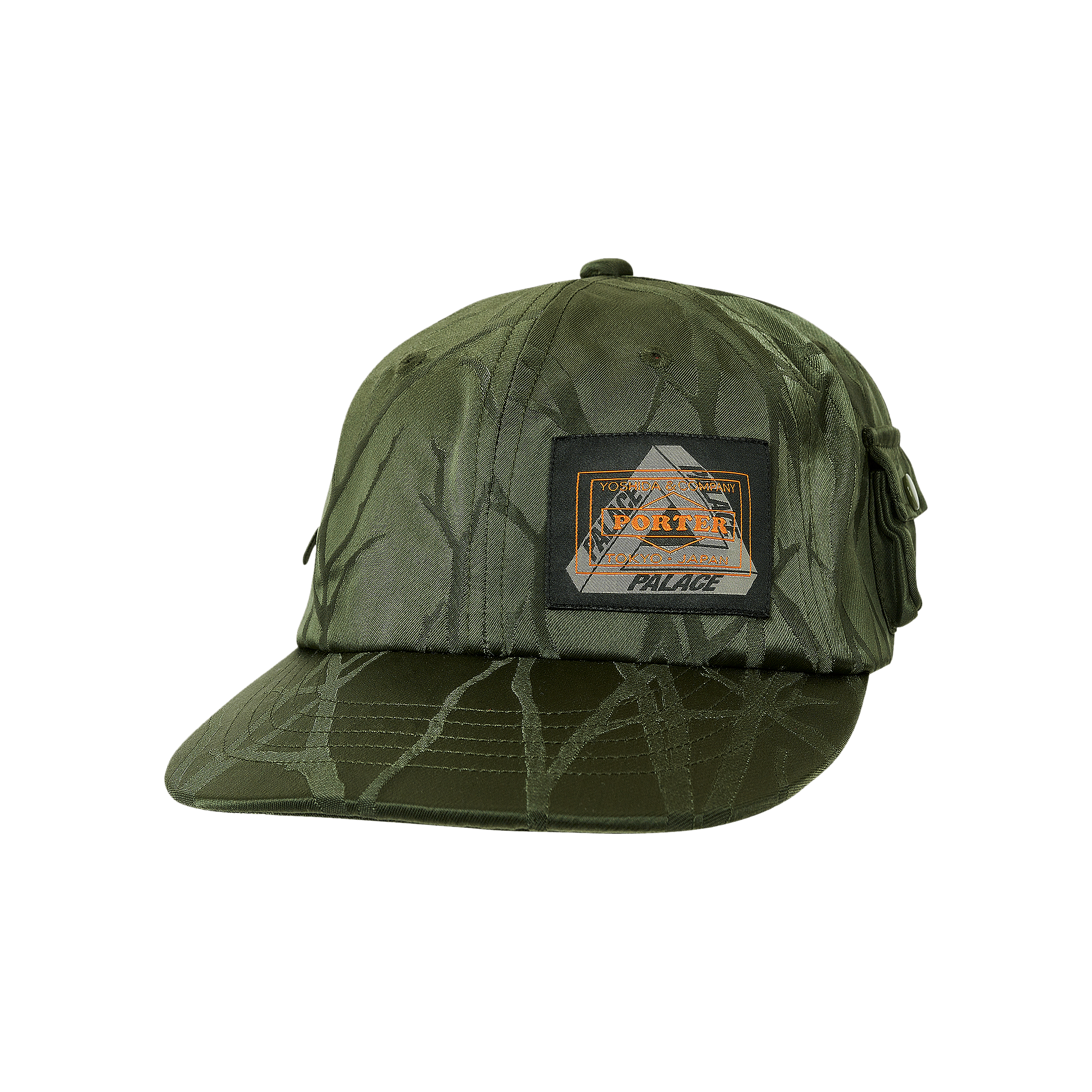 Palace x Porter-Yoshida & Co. Pocket 6-Panel 'Olive/Jacquard'