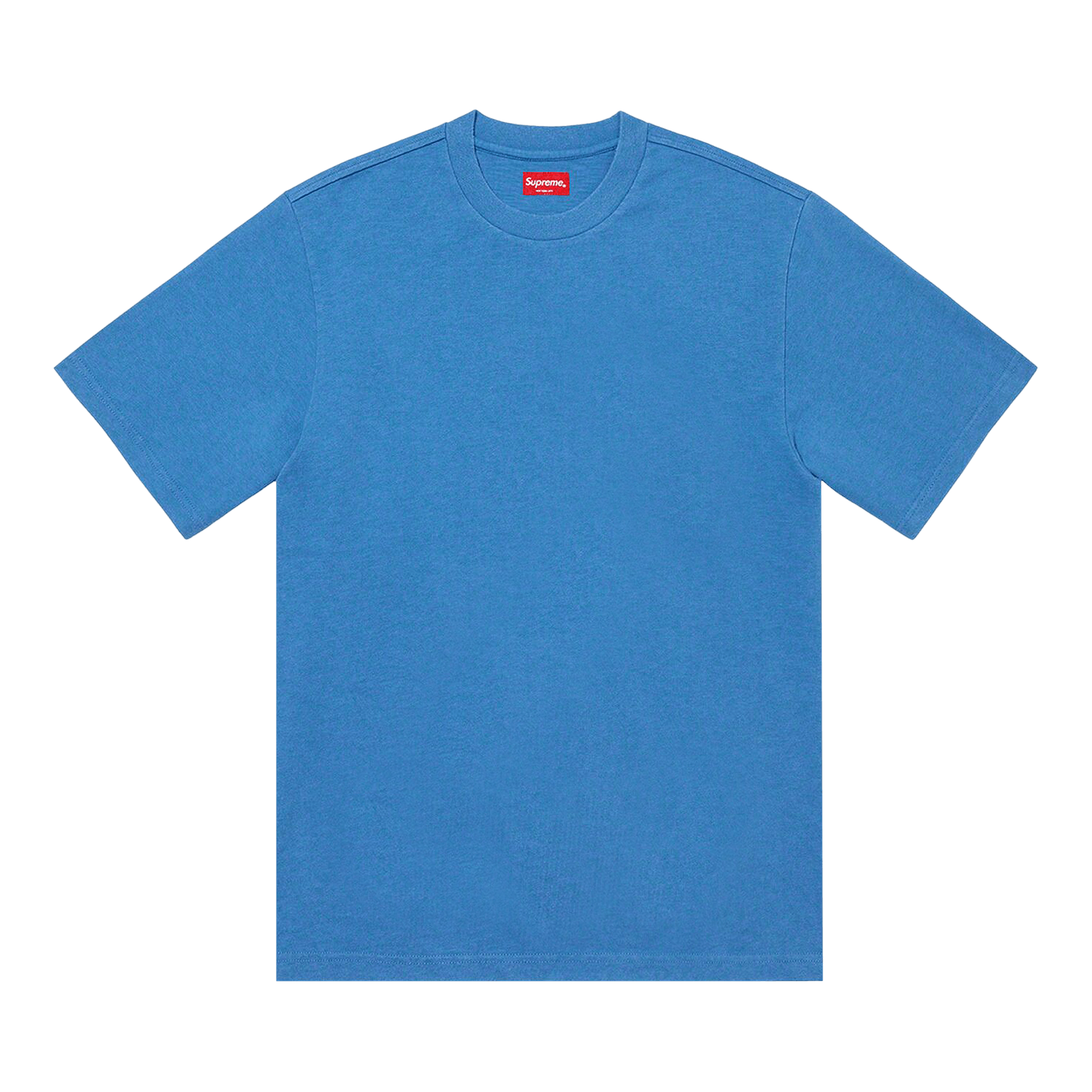 Supreme Contrast Appliqué Short-Sleeve Top 'Light Blue'