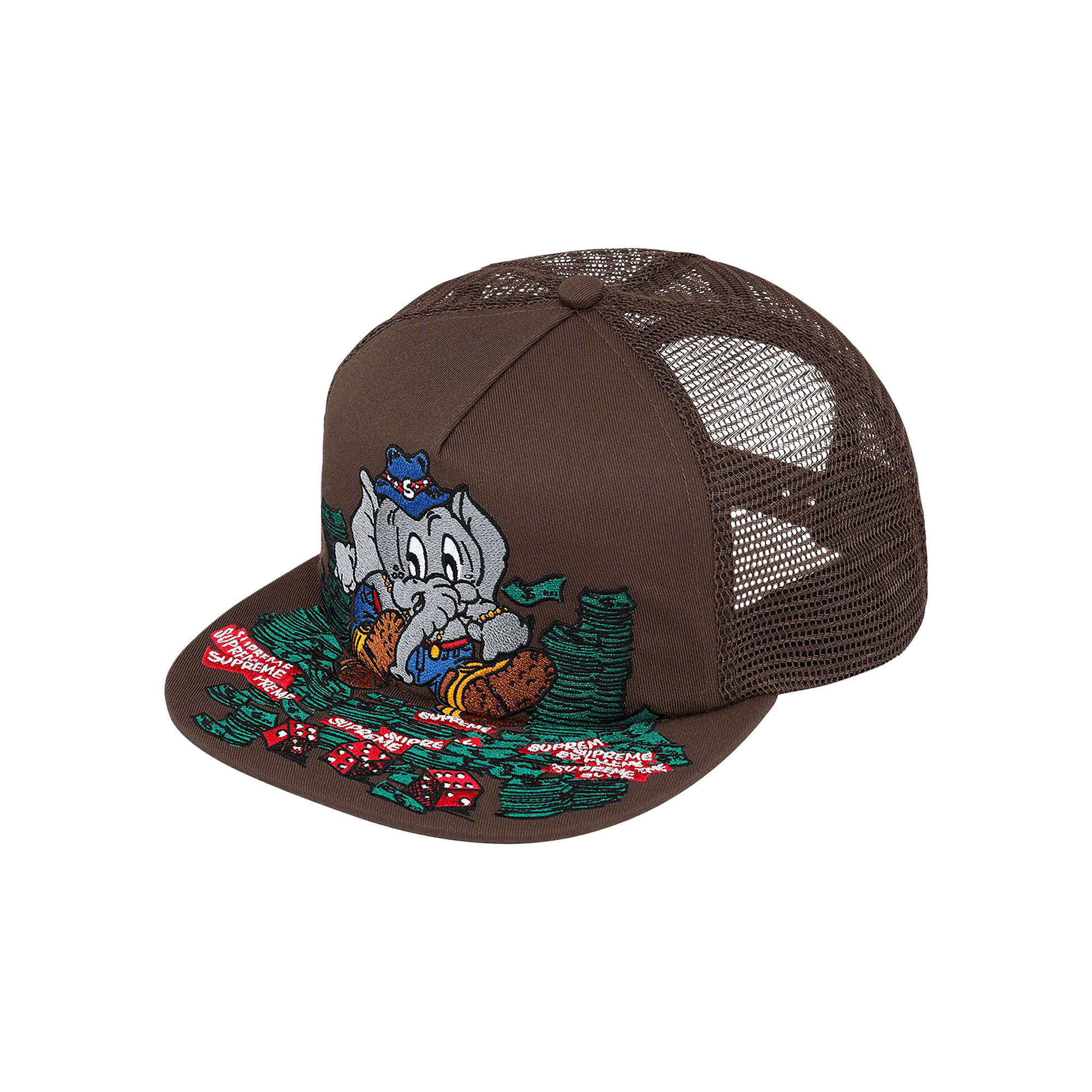 Supreme Elephant Mesh Back 5-Panel 'Brown'