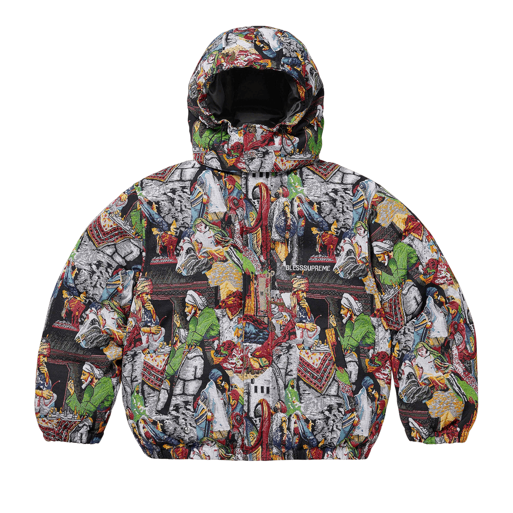 Supreme x Bless Tapestry Down Puffer Jacket 'Multicolor'
