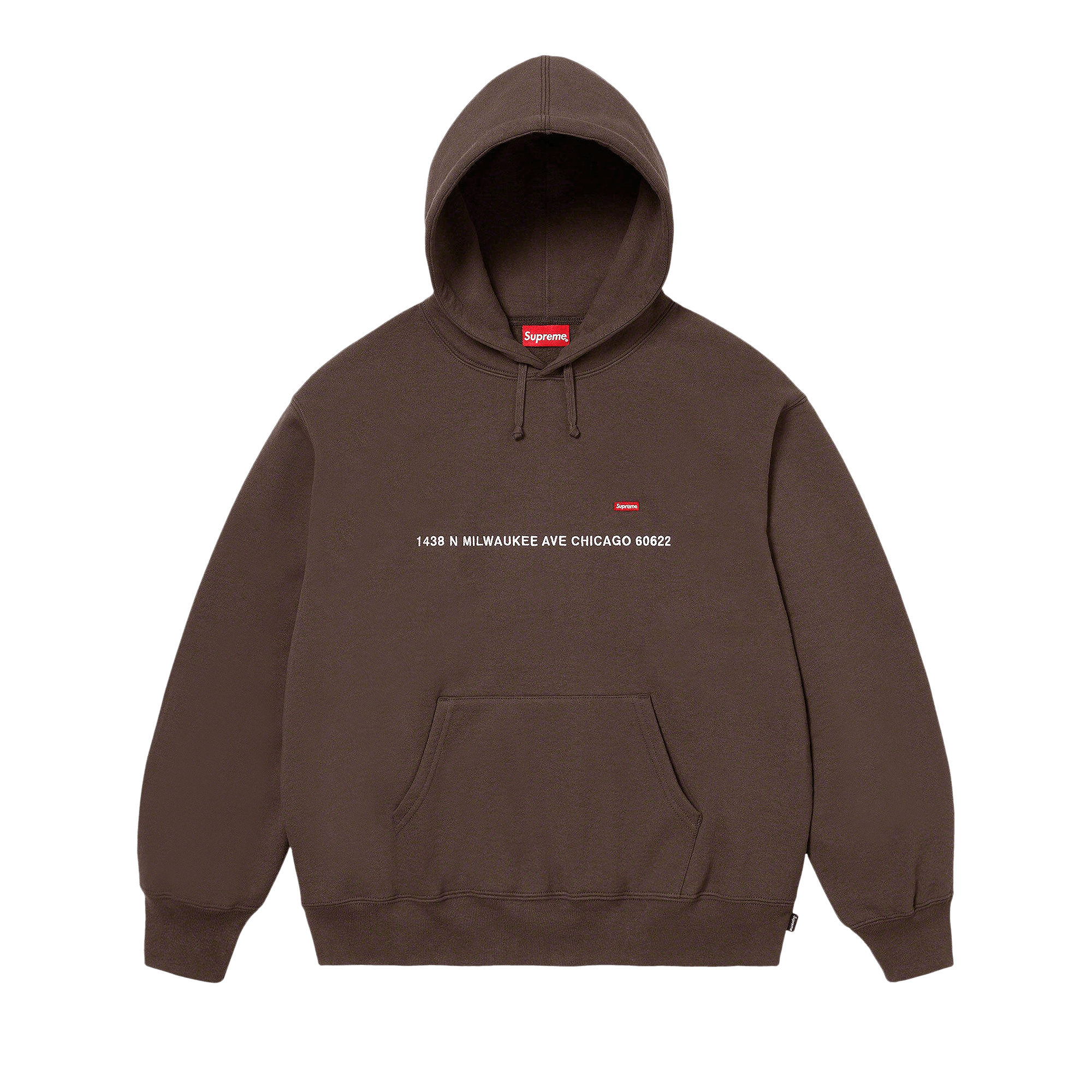 Supreme Shop Small Box Hooded Sweatshirt - Chicago 'Dark Brown'
