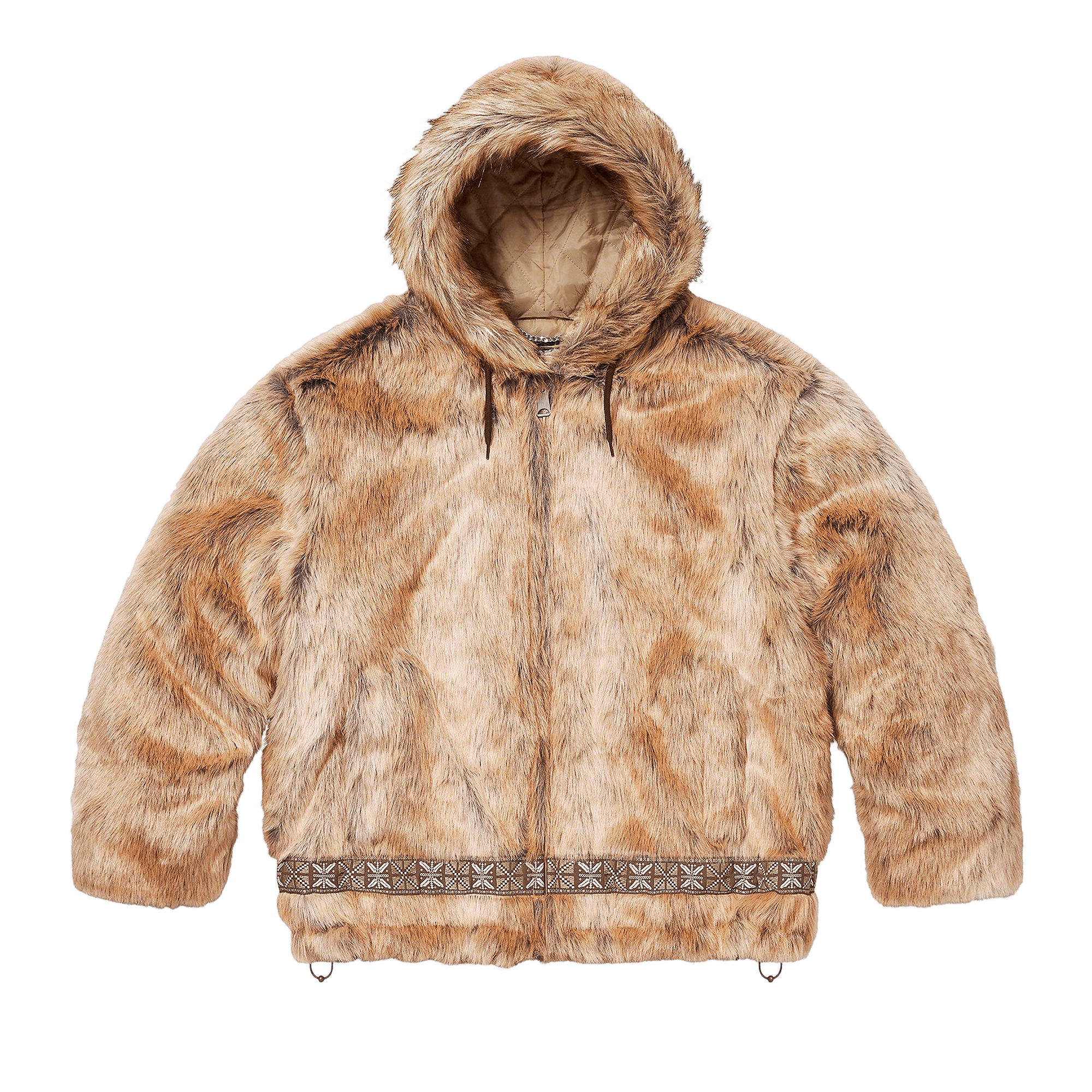 Supreme Faux Fur Parka 'Brown'