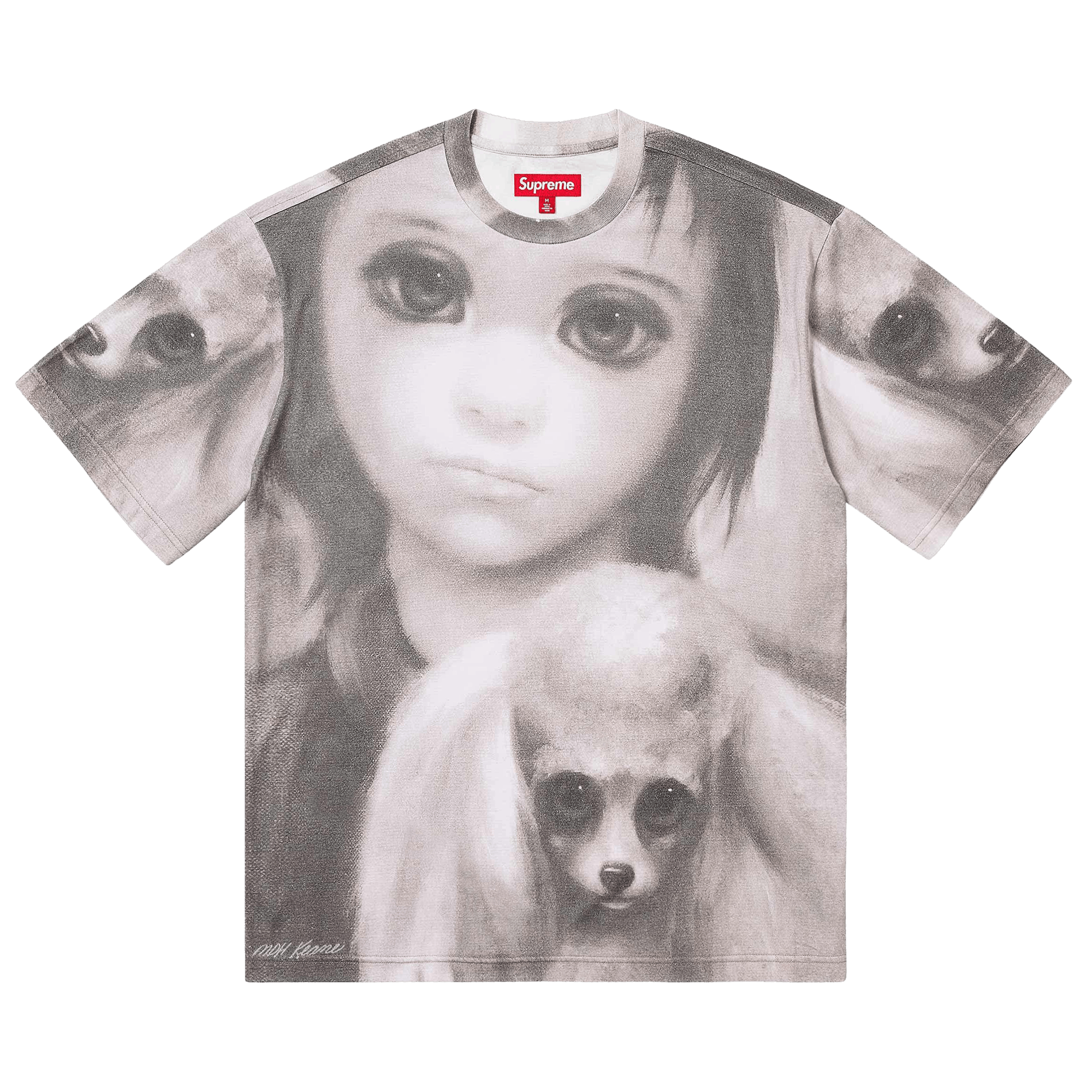 Supreme Margaret Keane Best Friends Short-Sleeve Top 'Grey'