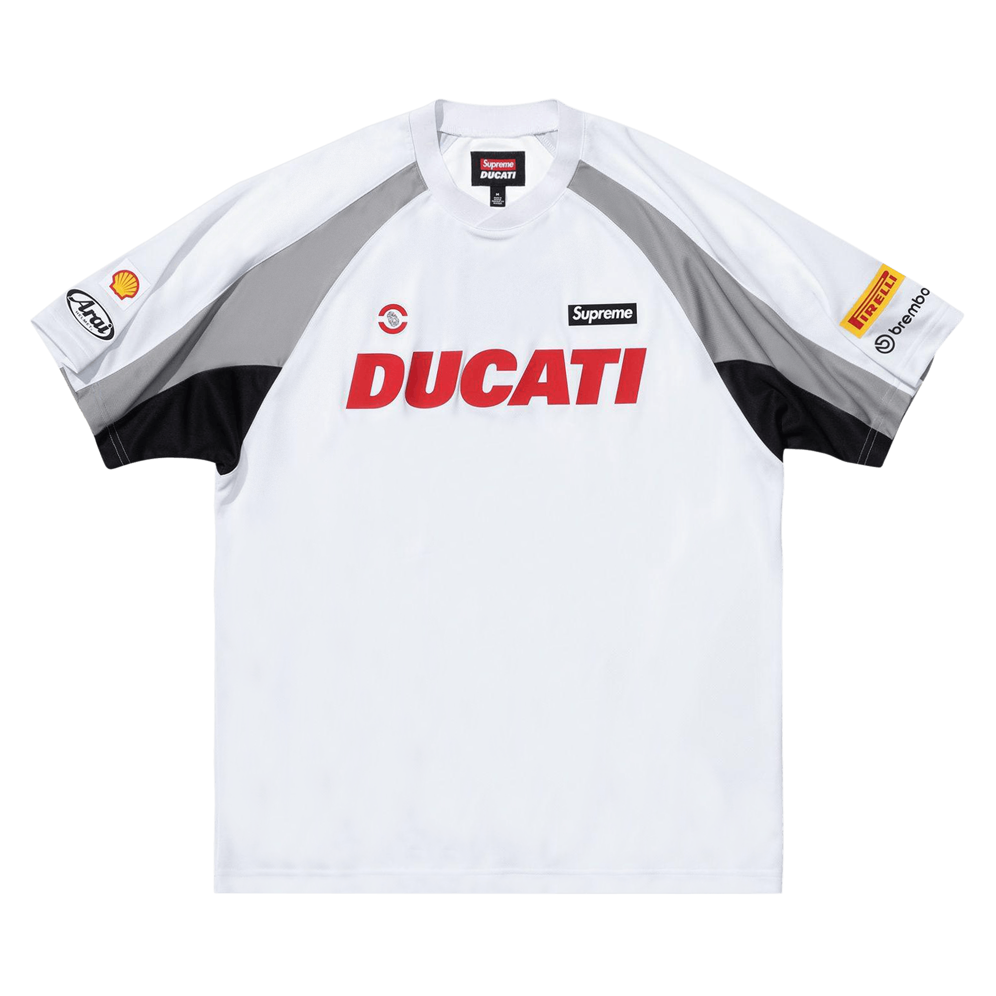 Supreme x Ducati Soccer Jersey 'White'