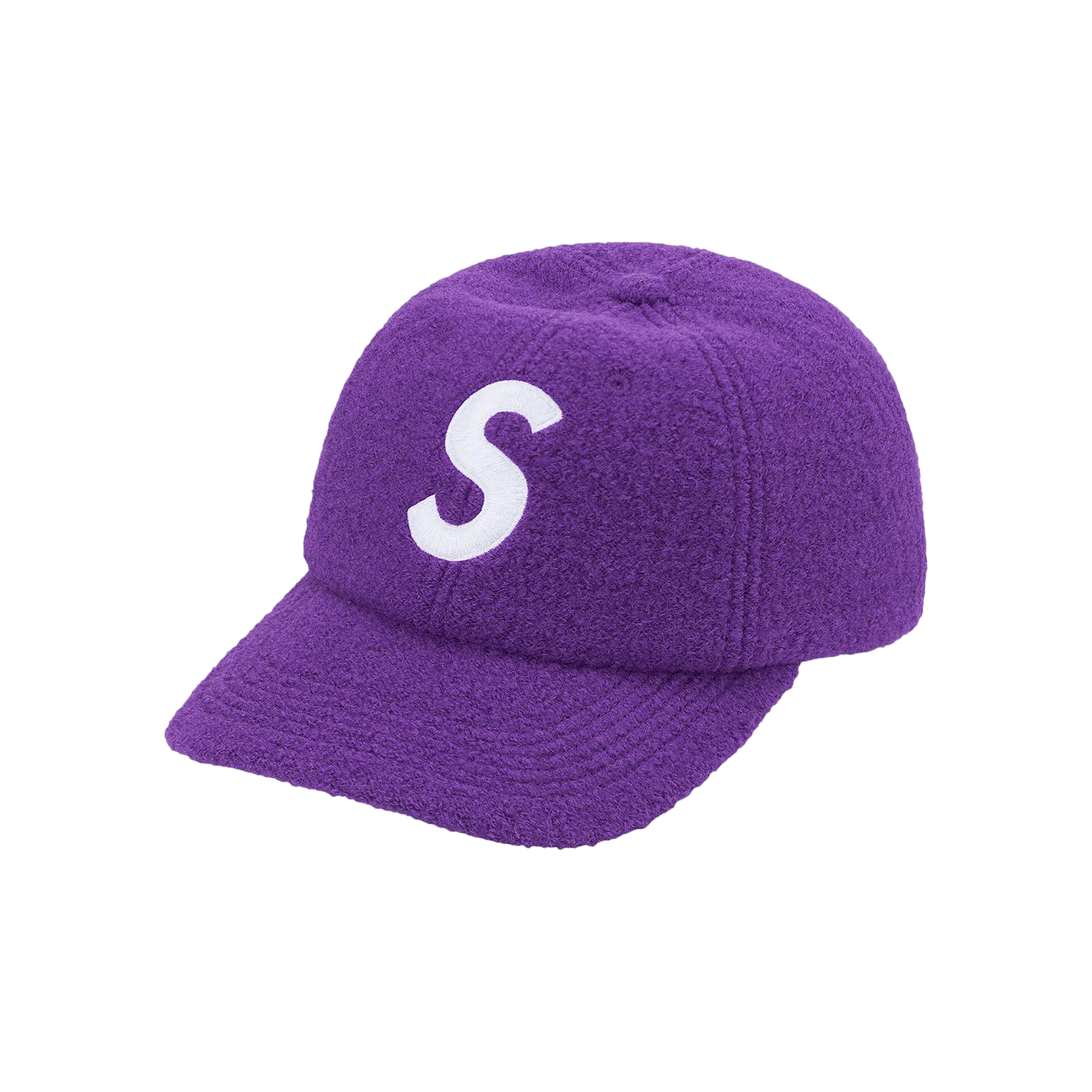 Supreme Boiled Wool S Logo 6-Panel 'Purple'