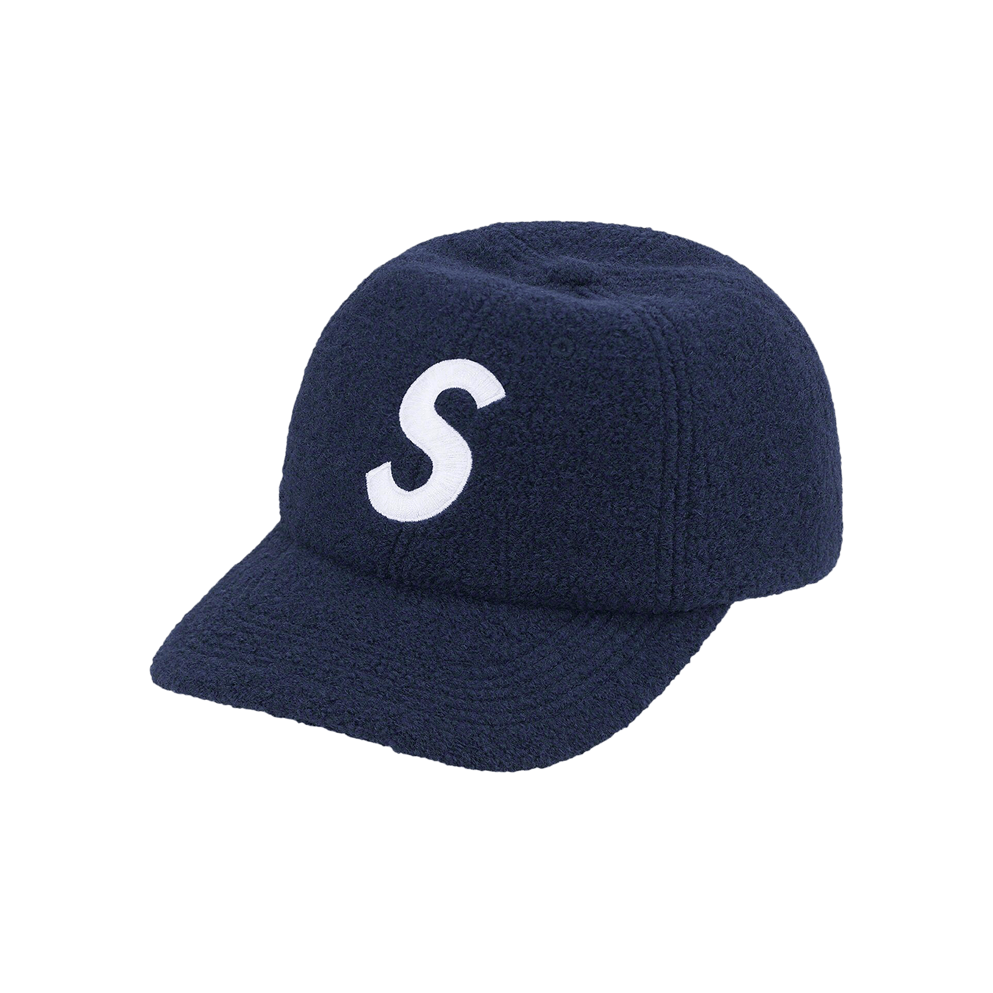 Supreme Boiled Wool S Logo 6-Panel 'Navy'