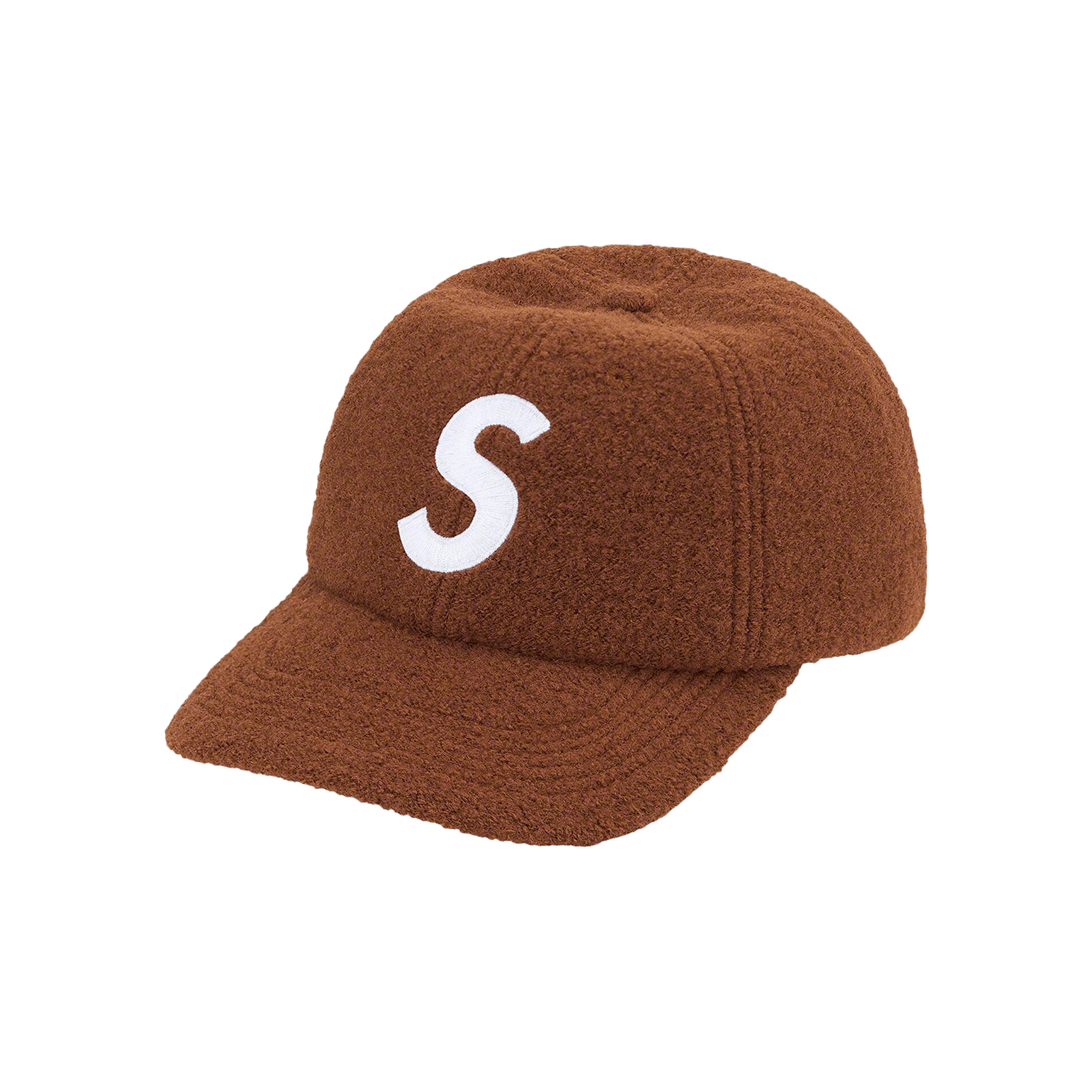 Supreme Boiled Wool S Logo 6-Panel 'Brown'