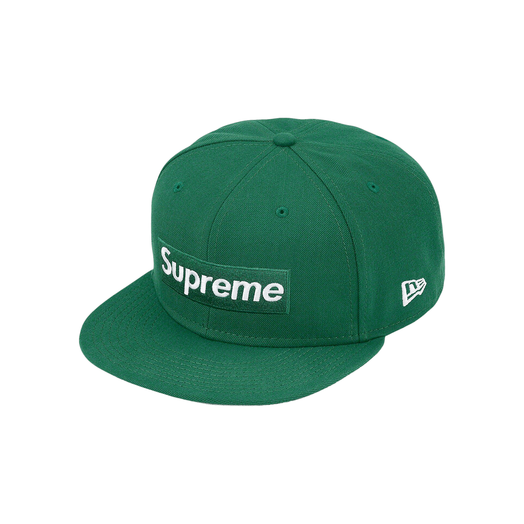 Supreme Money Box Logo New Era 'Dark Green'