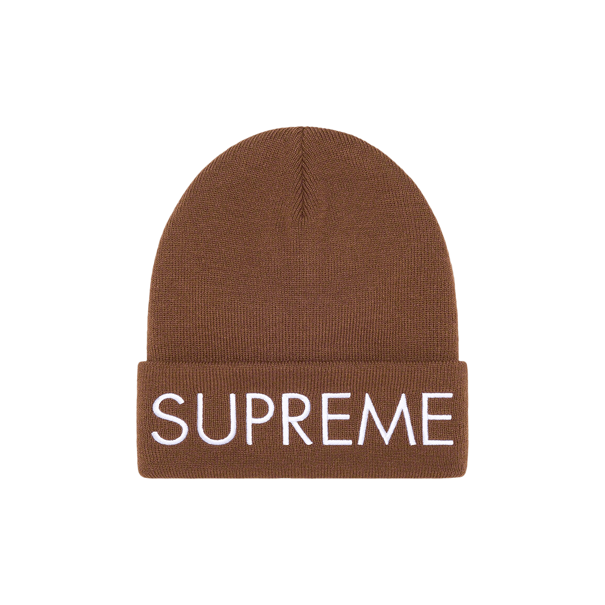 Supreme Capital Beanie 'Brown'