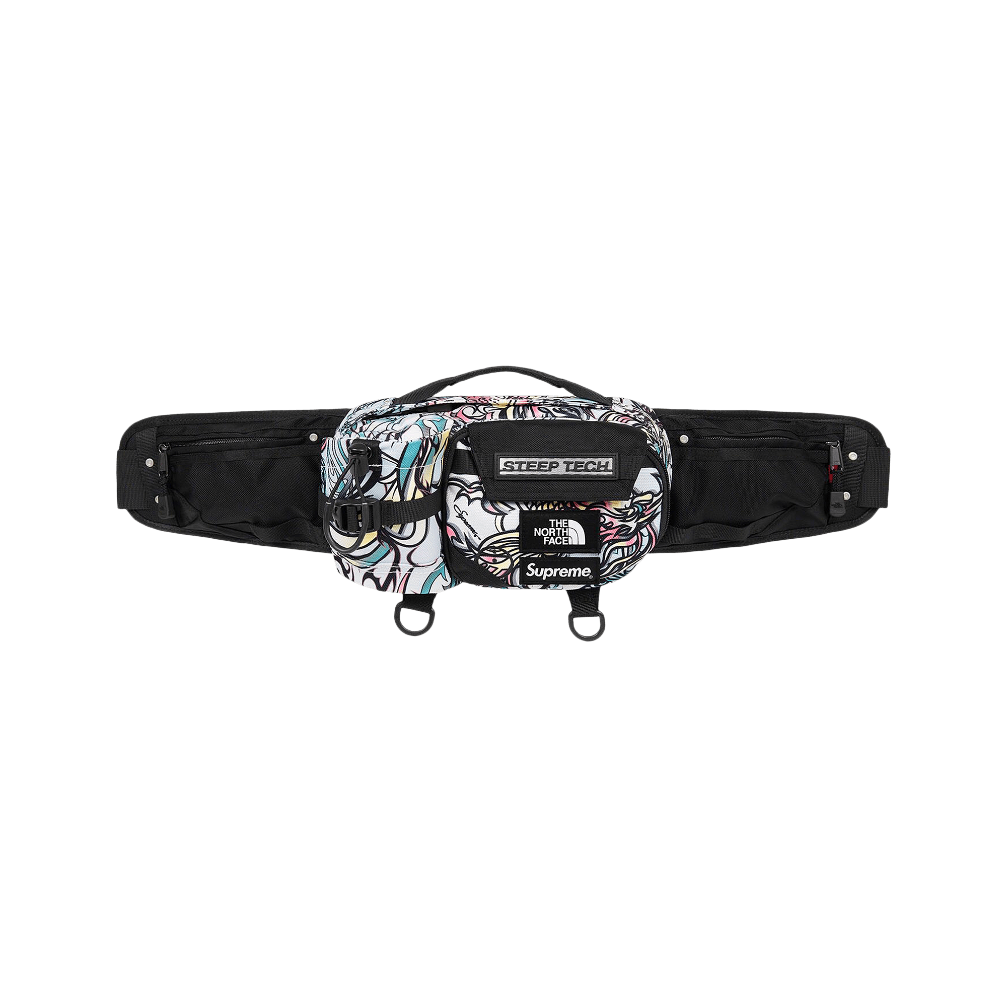 Supreme x The North Face Steep Tech Waist Bag 'Multicolor Dragon'