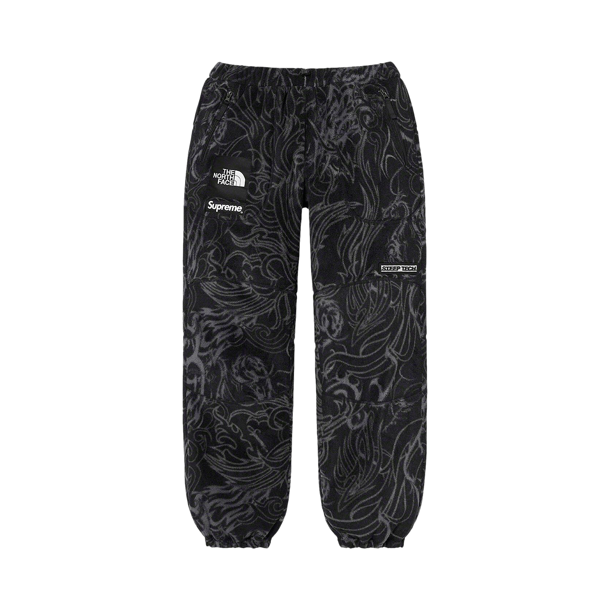 Supreme x The North Face Steep Tech Fleece Pant 'Black Dragon'