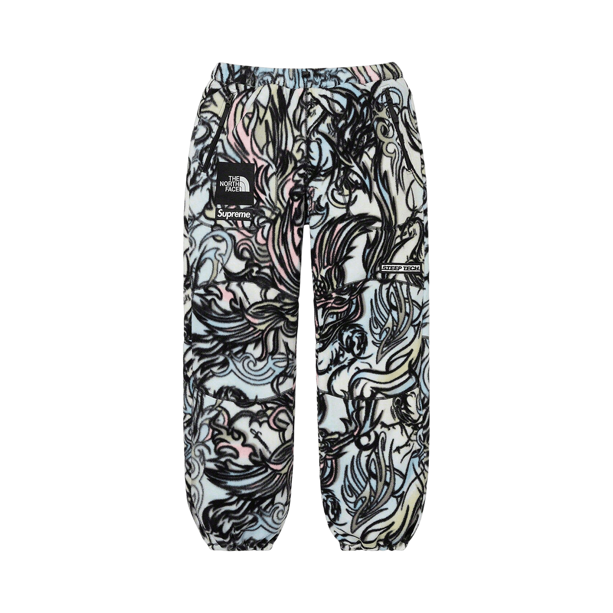 Supreme x The North Face Steep Tech Pant 'Multicolor Dragon'