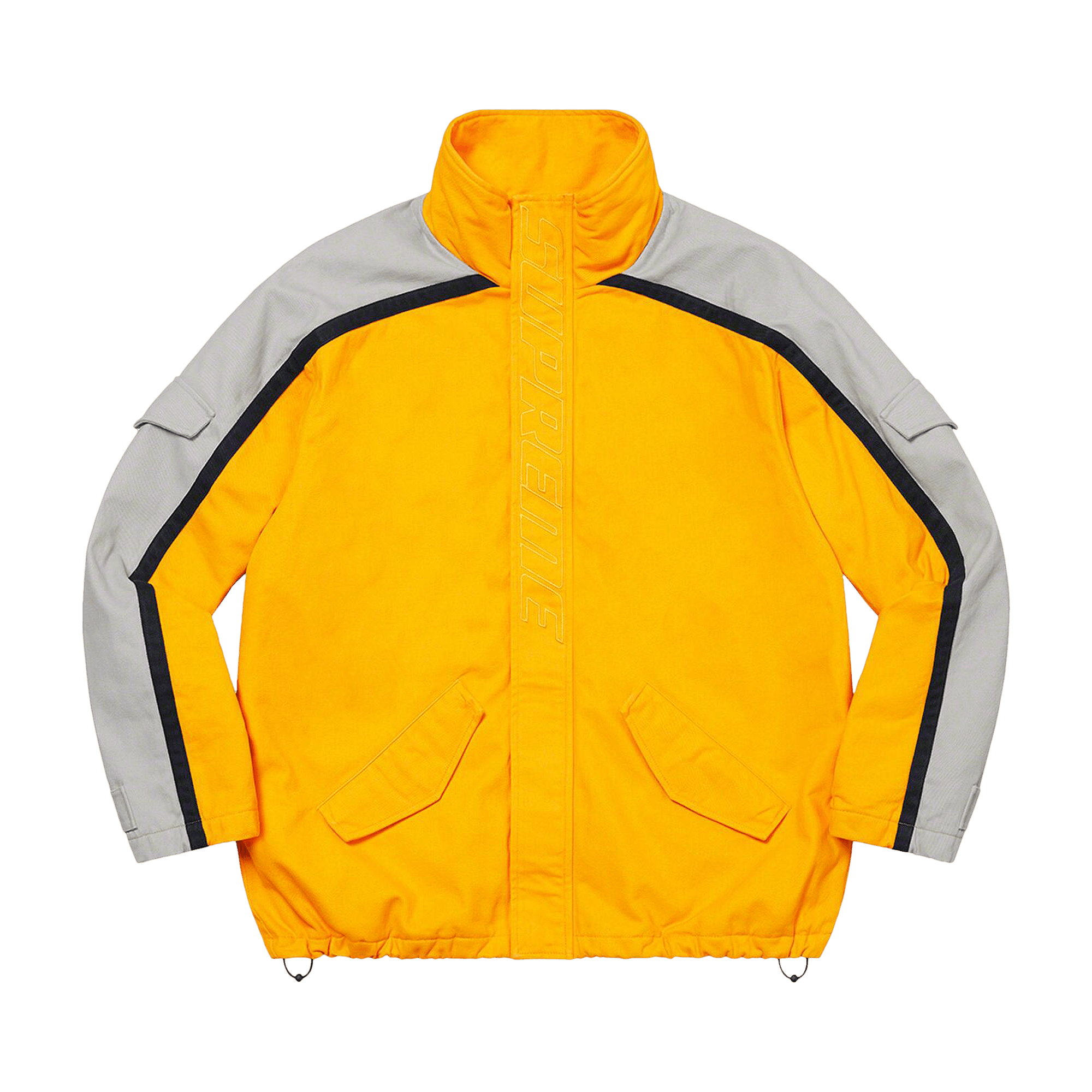 Supreme Brushed Twill Zip Jacket 'Yellow'
