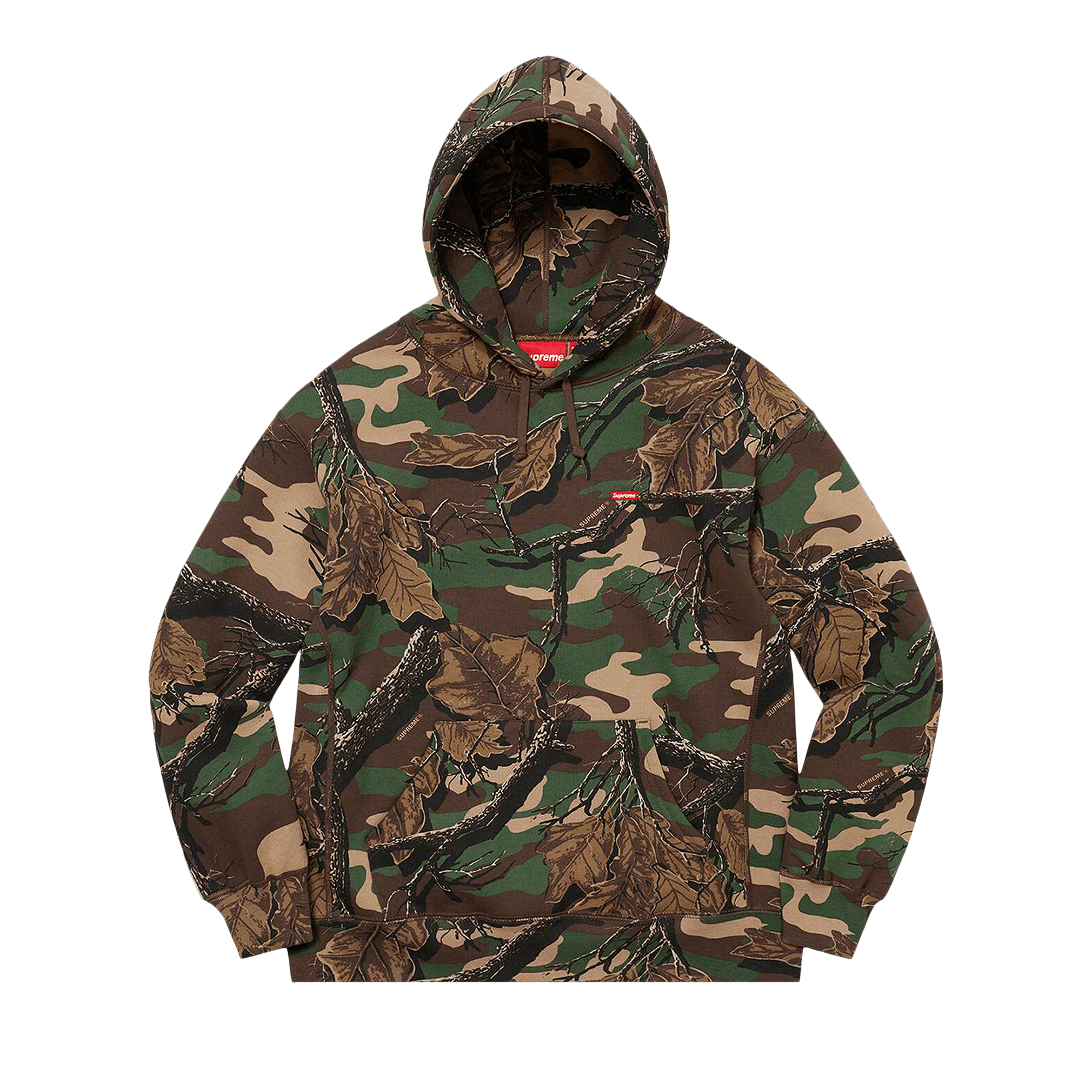 Supreme Small Box Hooded Sweatshirt 'Branch Woodland Camo'