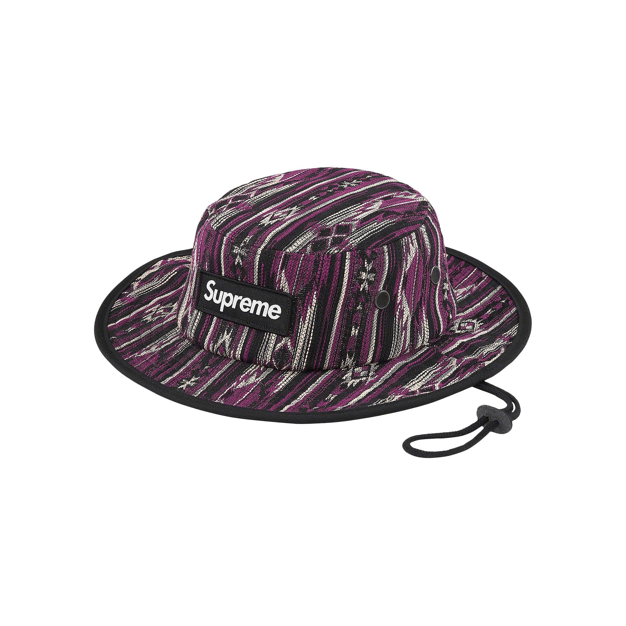 Supreme Woven Pattern Boonie 'Purple'