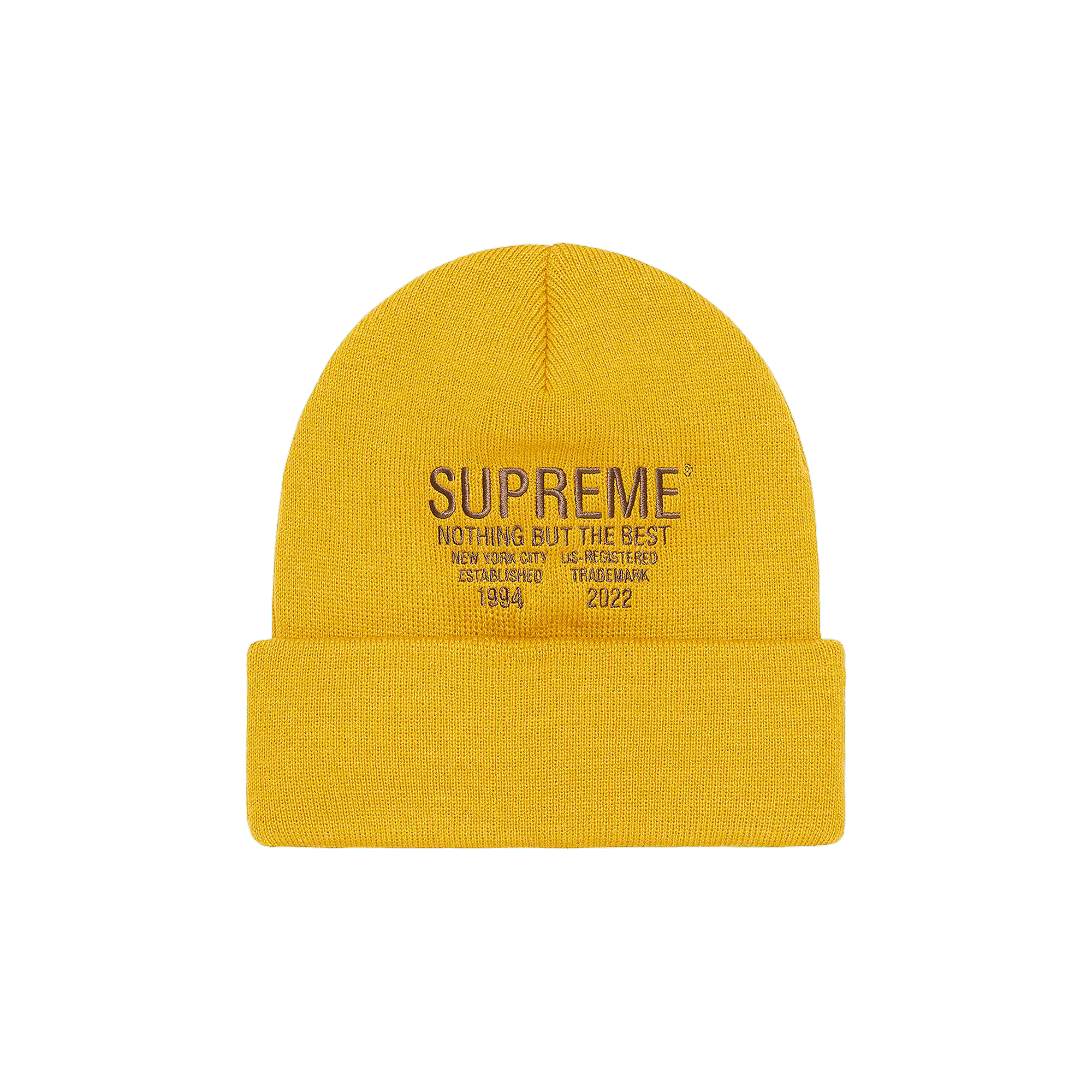 Supreme Nothing But Beanie 'Mustard'