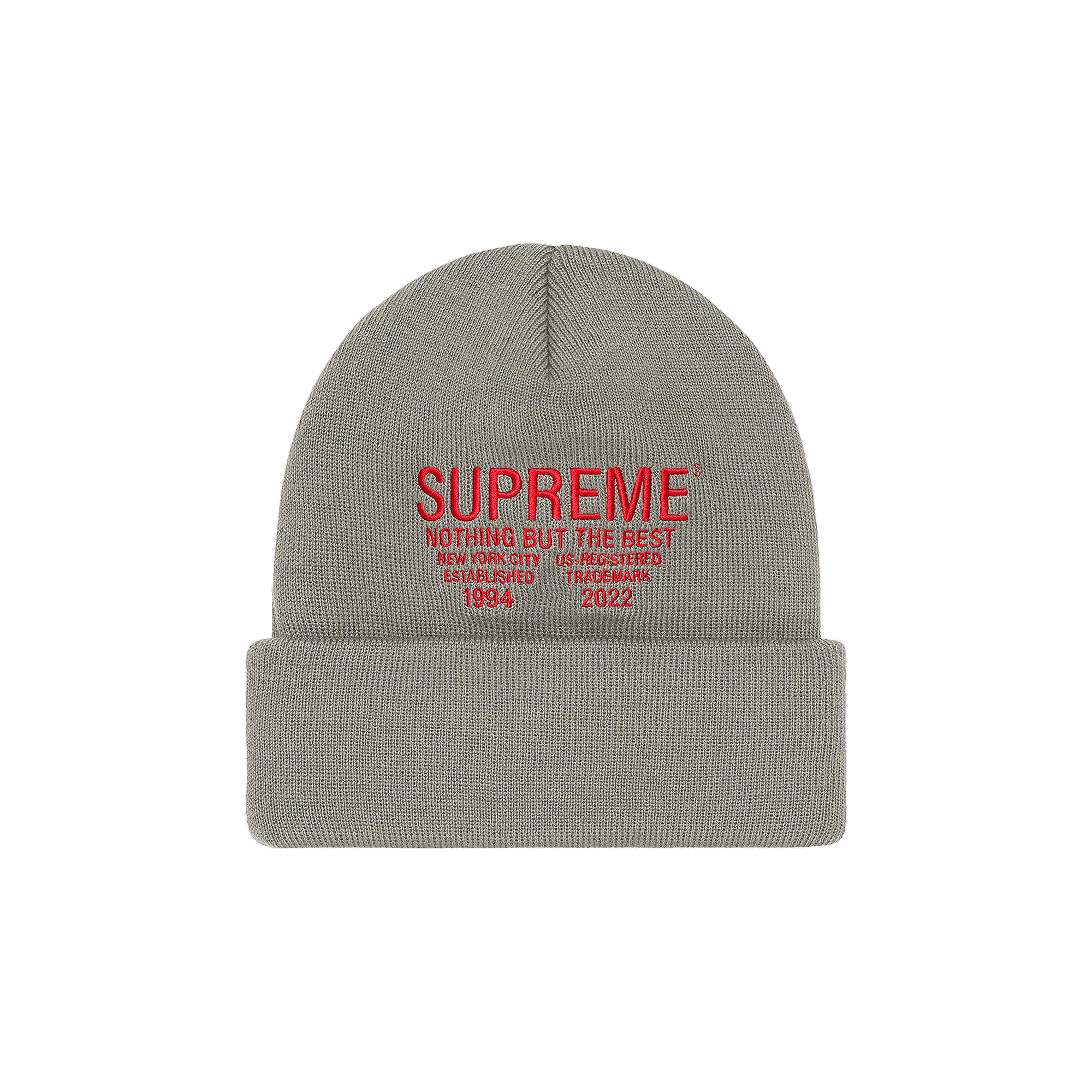 Supreme Nothing But Beanie 'Grey'