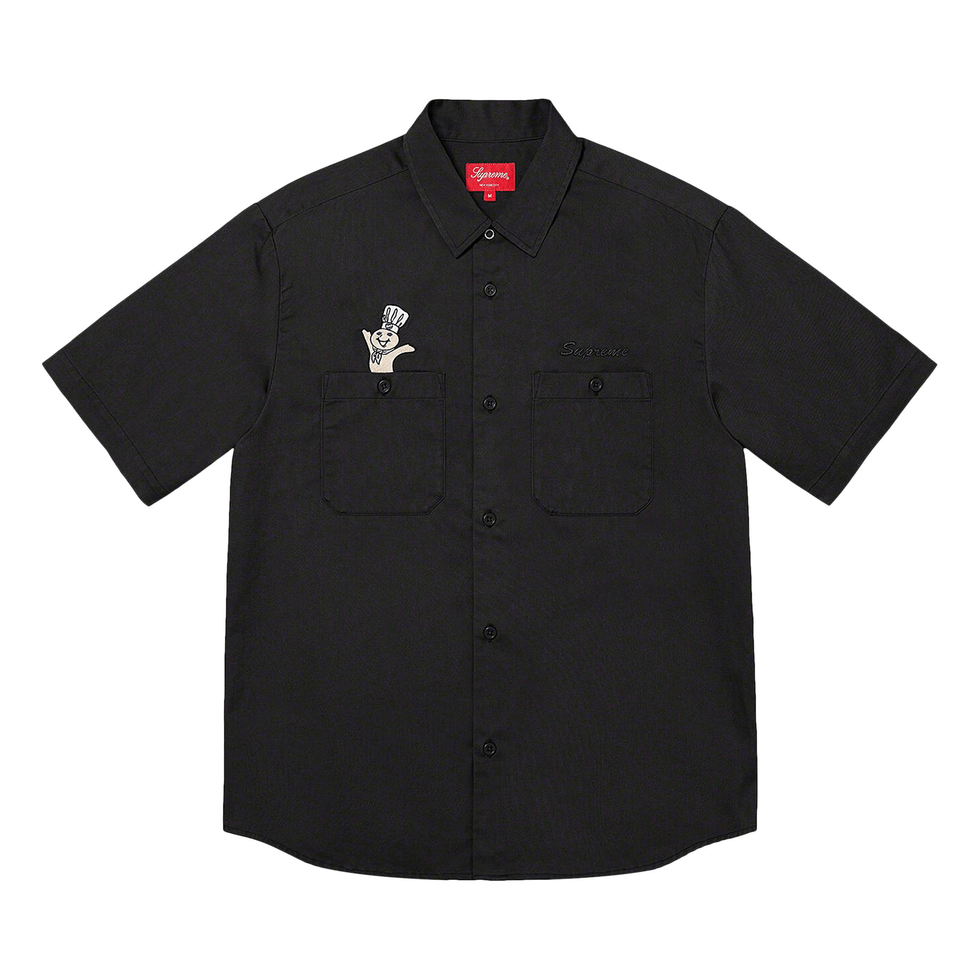 Supreme Doughboy Short-Sleeve Work Shirt 'Black'