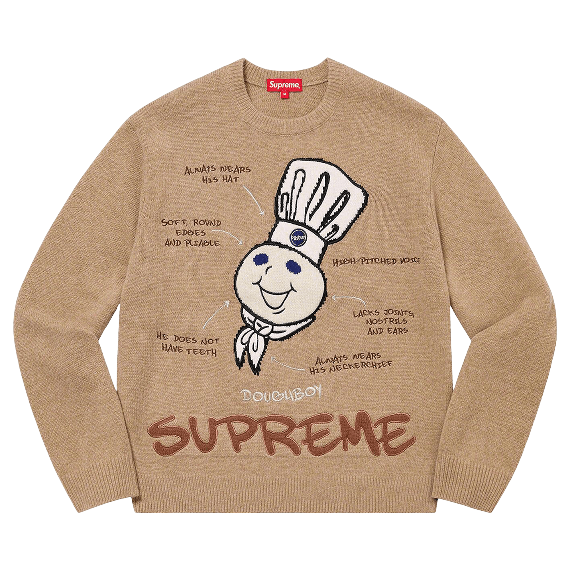 Supreme Doughboy Sweater 'Beige'