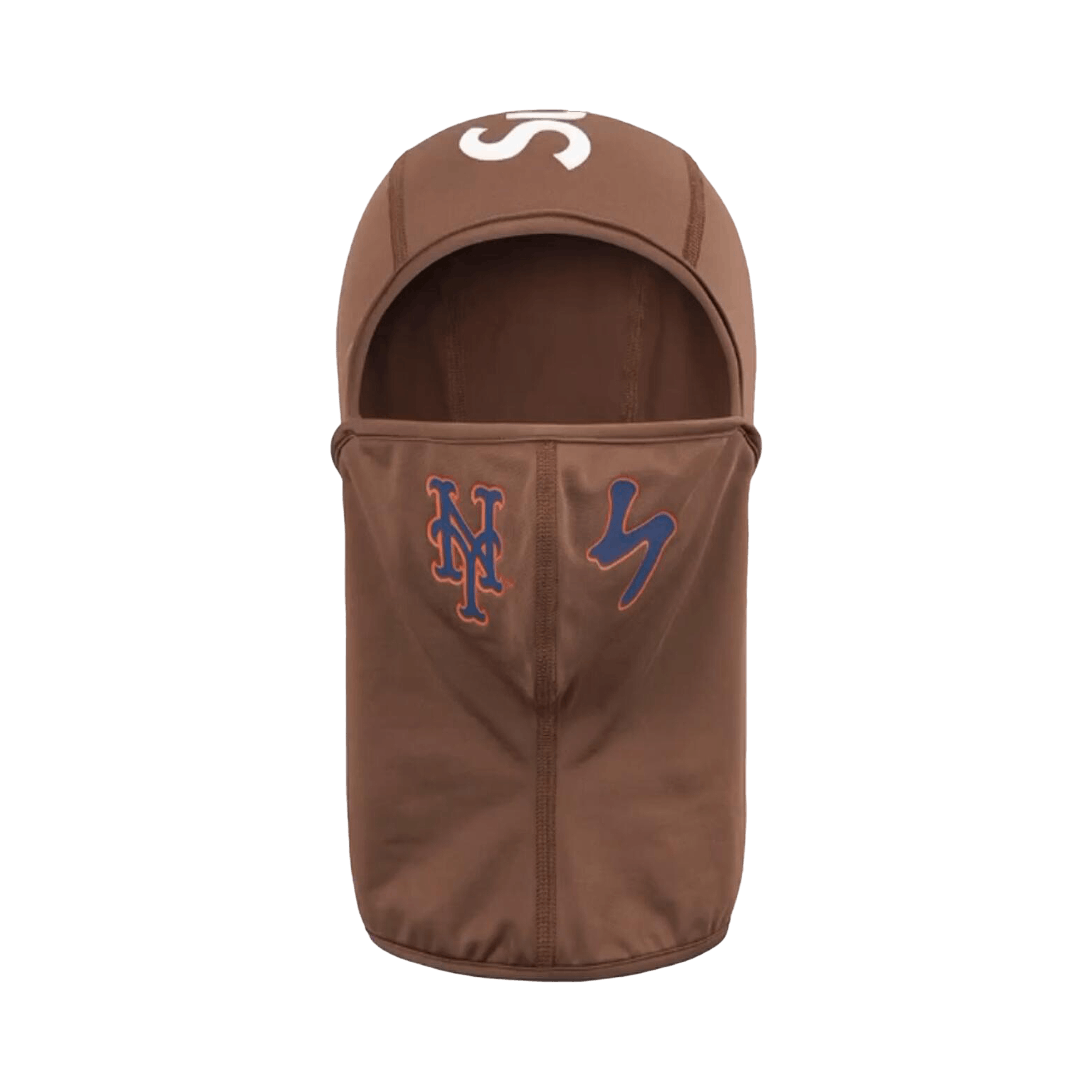 Supreme x MLB Kanji Teams Lightweight Balaclava - Mets 'Brown'