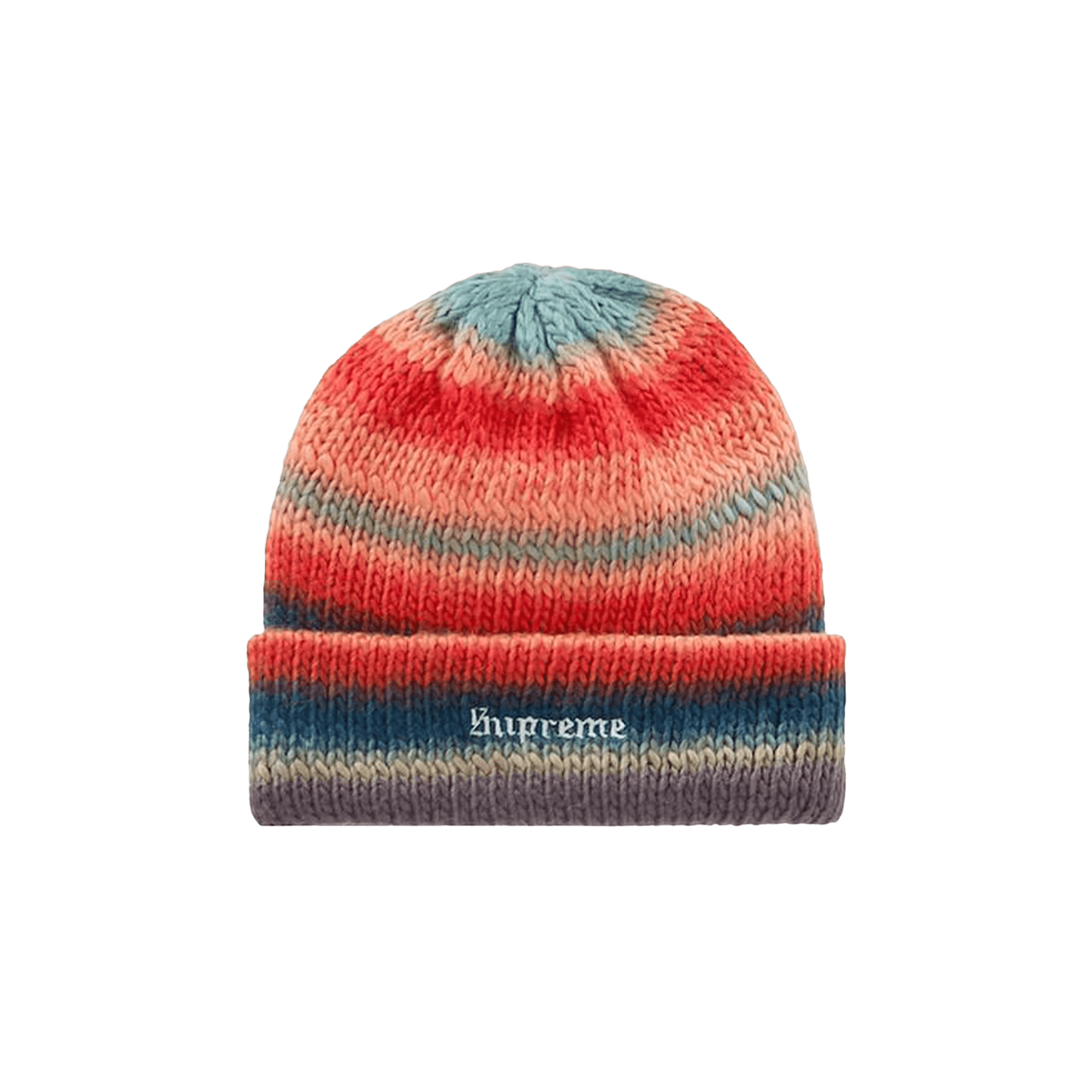 Supreme Ombre Stripe Beanie 'Navy'
