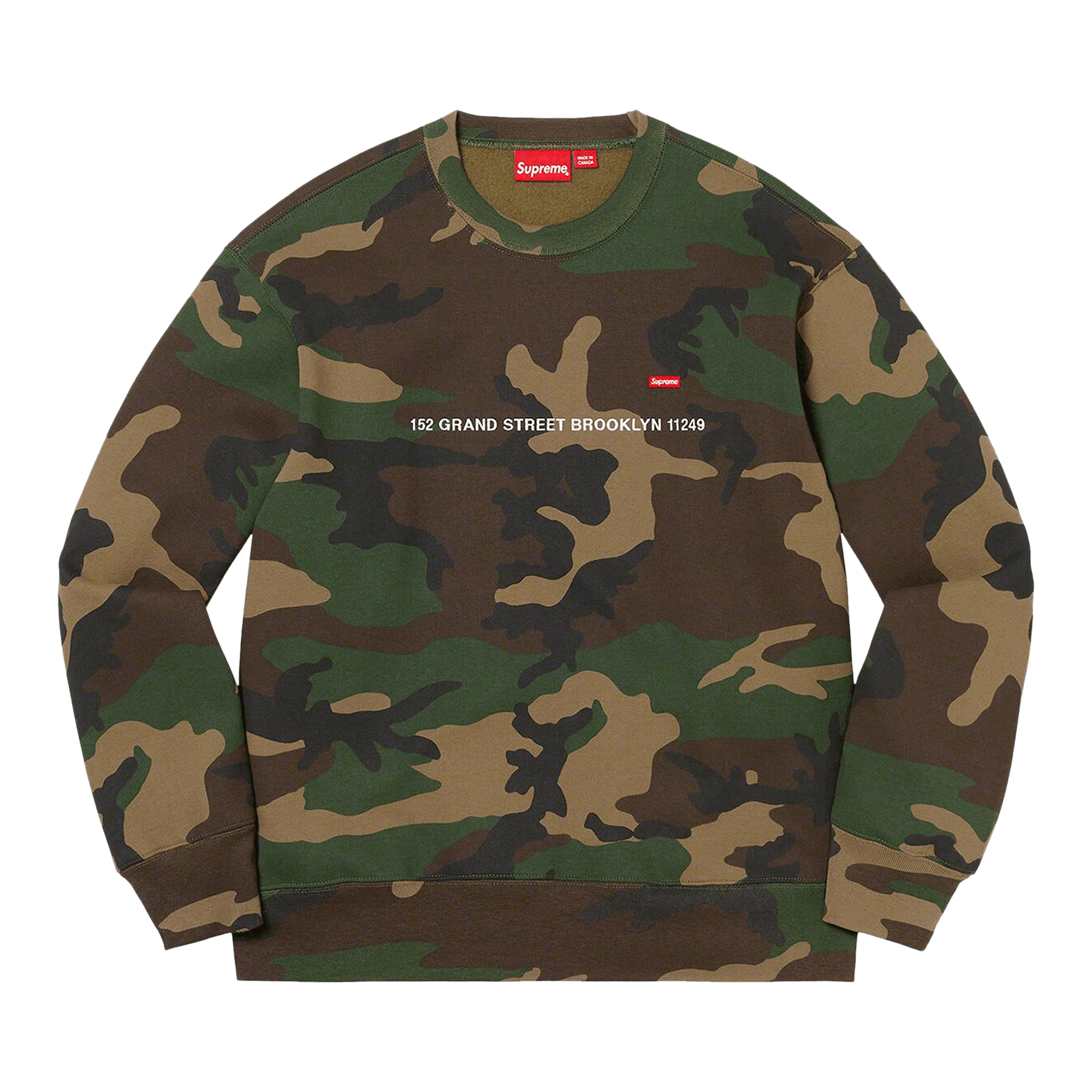 Supreme Small Box Shop Crewneck - Brooklyn 'Camo'