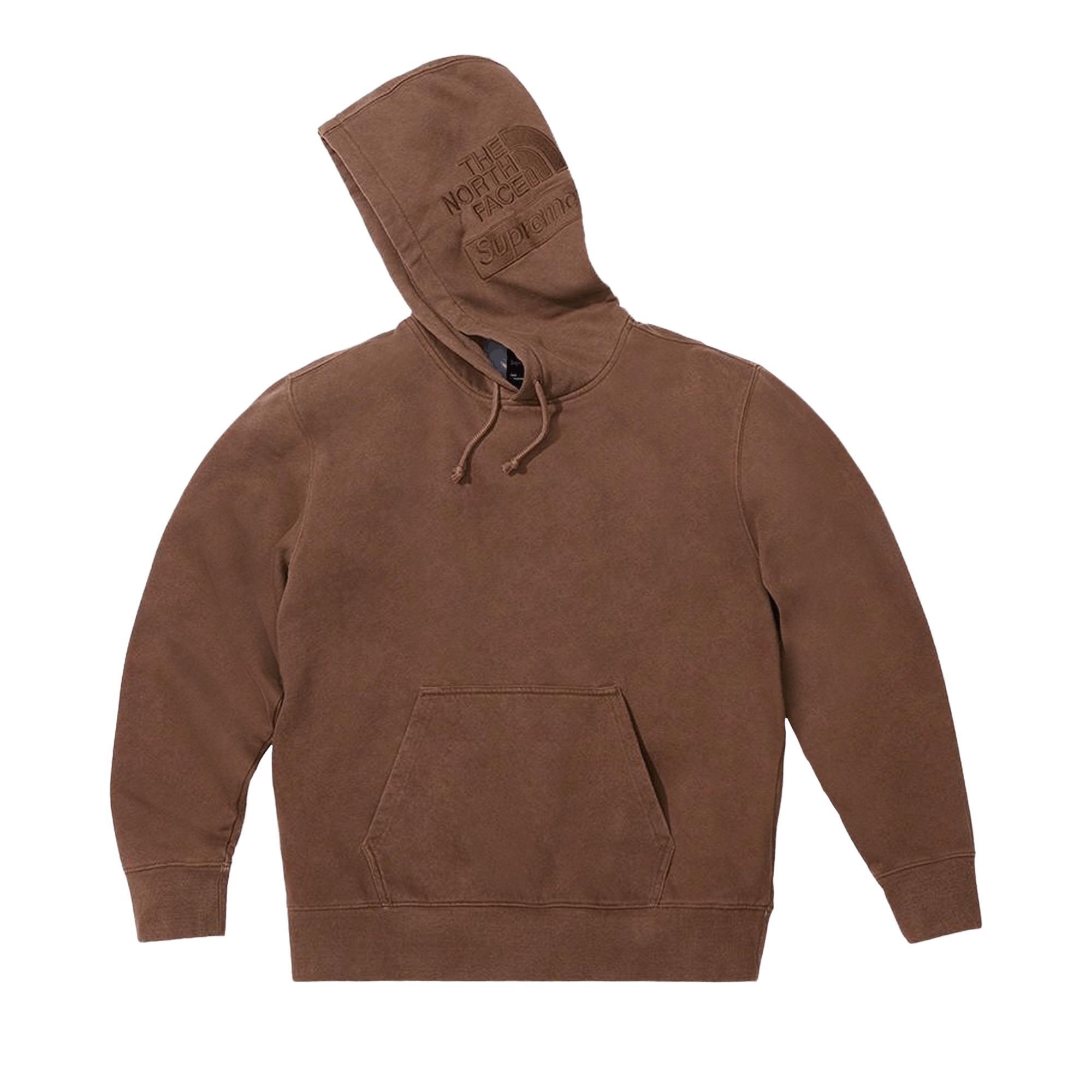 Supreme x The North Face Pigment Printed Hooded Sweatshirt 'Brown'