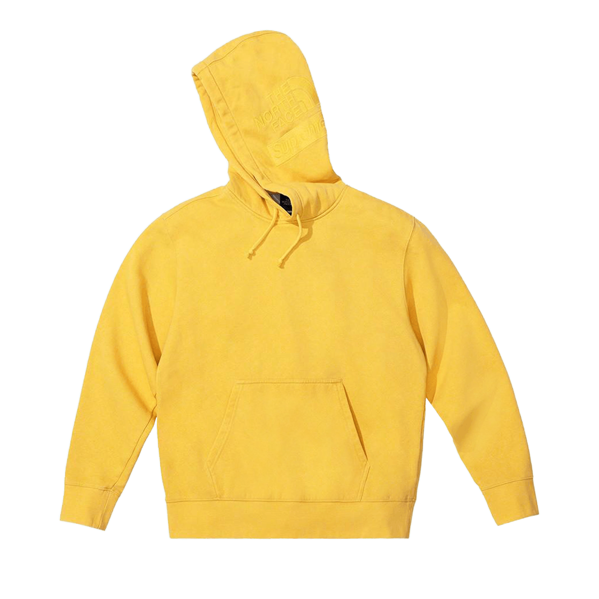 Supreme x The North Face Pigment Printed Hooded Sweatshirt 'Yellow'