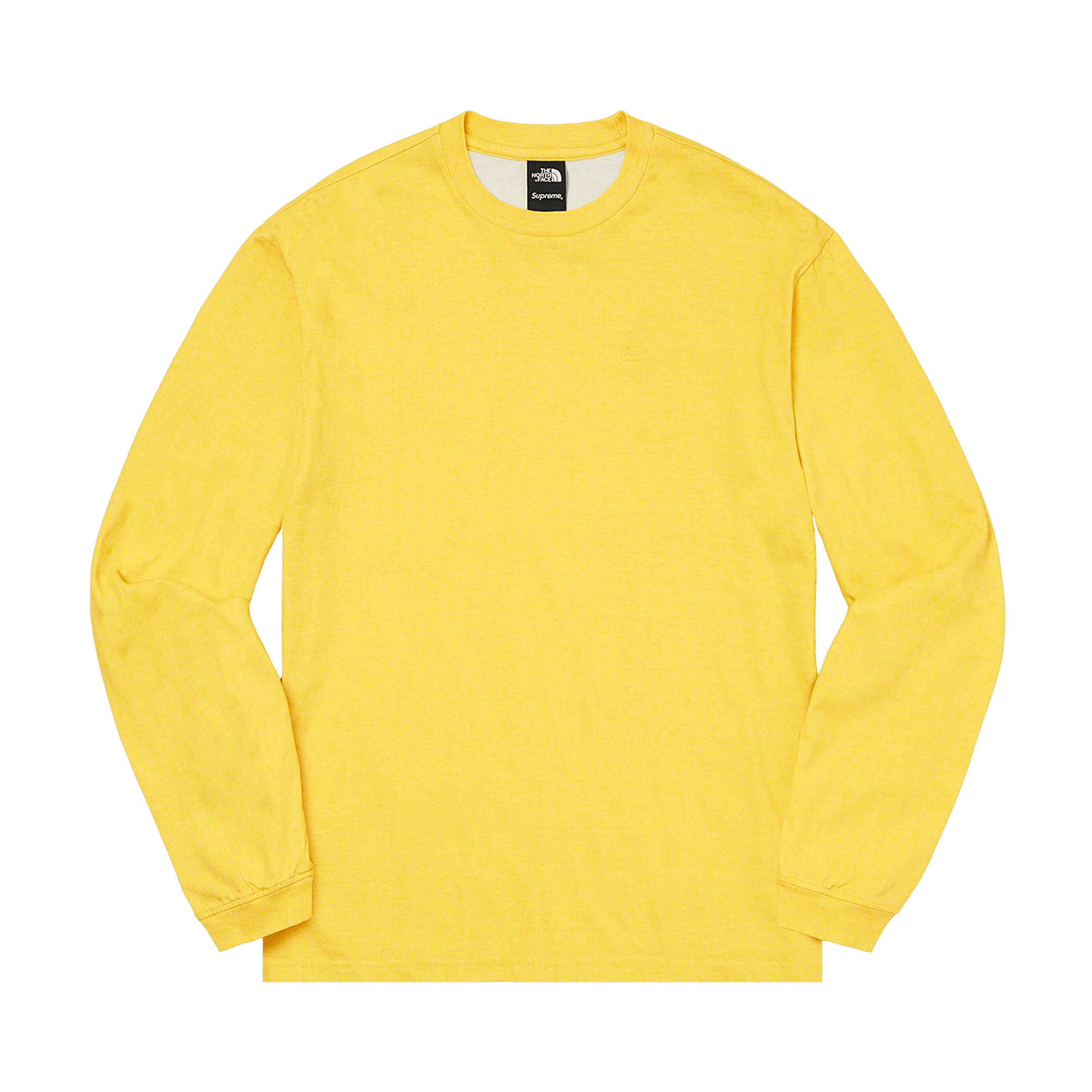 Supreme x The North Face Pigment Printed Long-Sleeve Top 'Yellow'