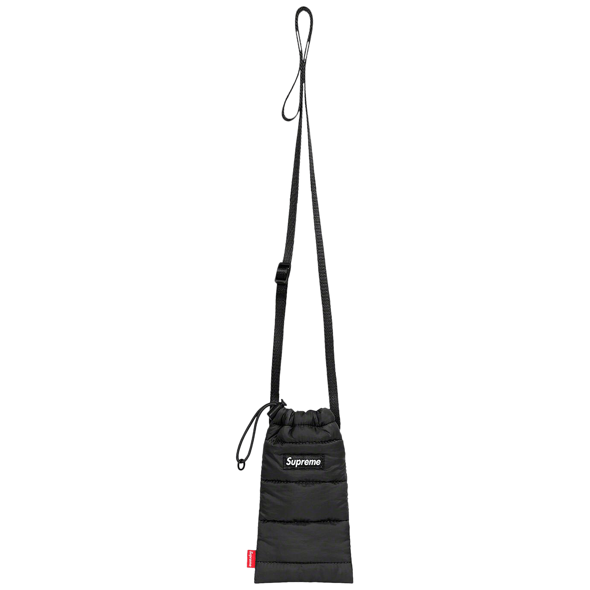 Supreme Puffer Neck Pouch 'Black'