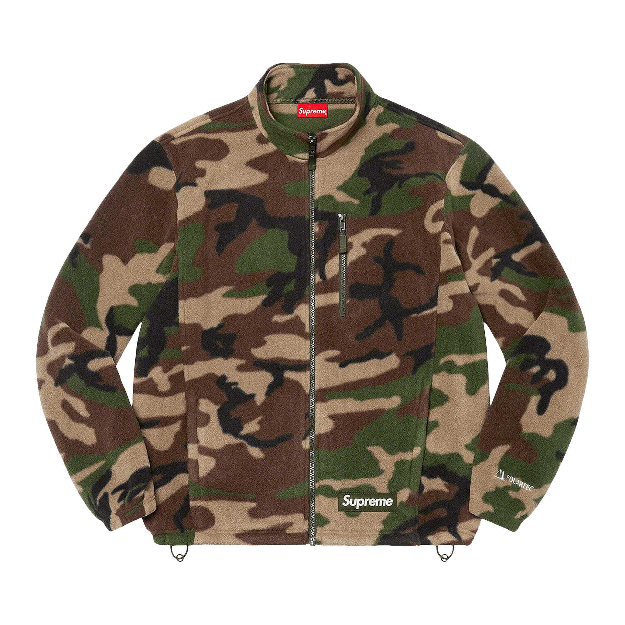 Supreme x Polartec Zip Jacket 'Woodland Camo'