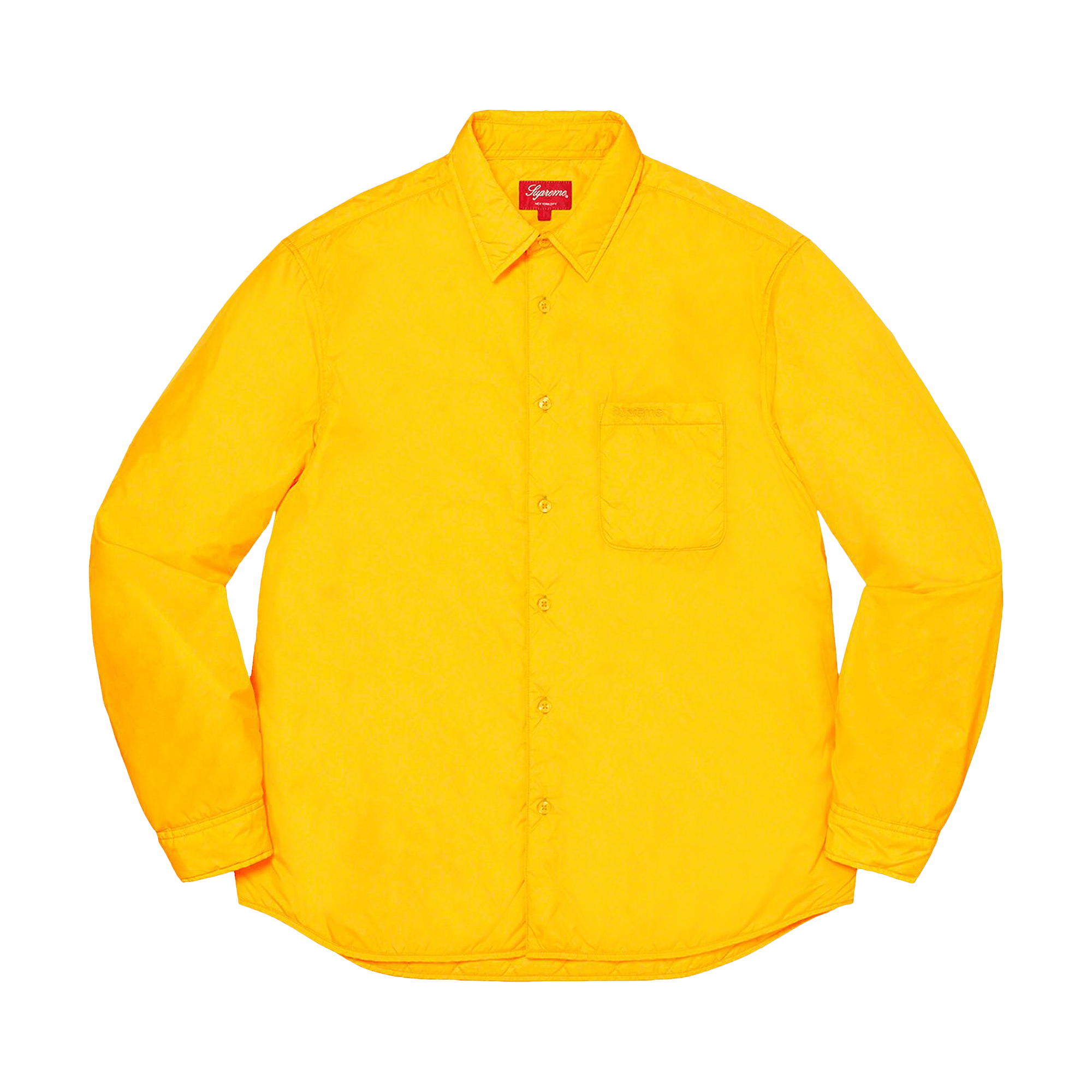 Supreme Nylon Filled Shirt 'Yellow'