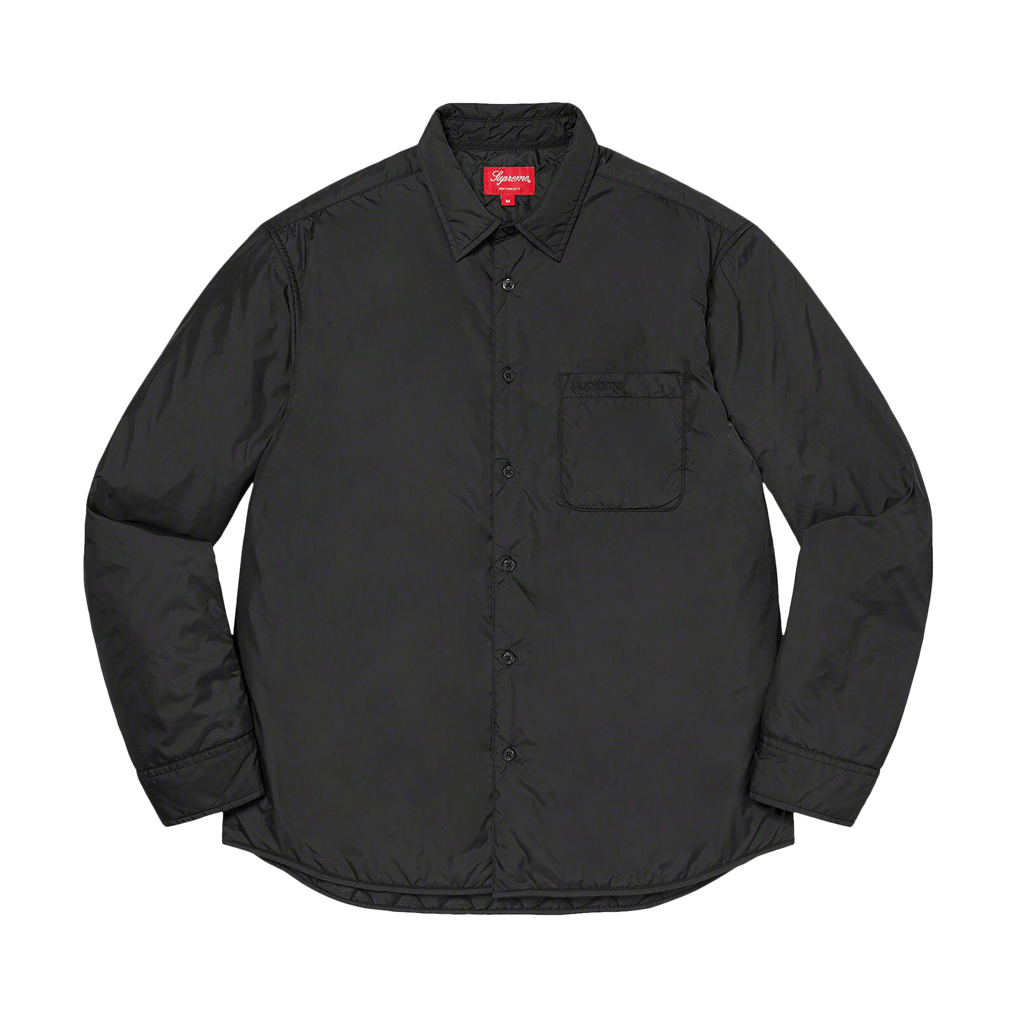 Supreme Nylon Filled Shirt 'Black'