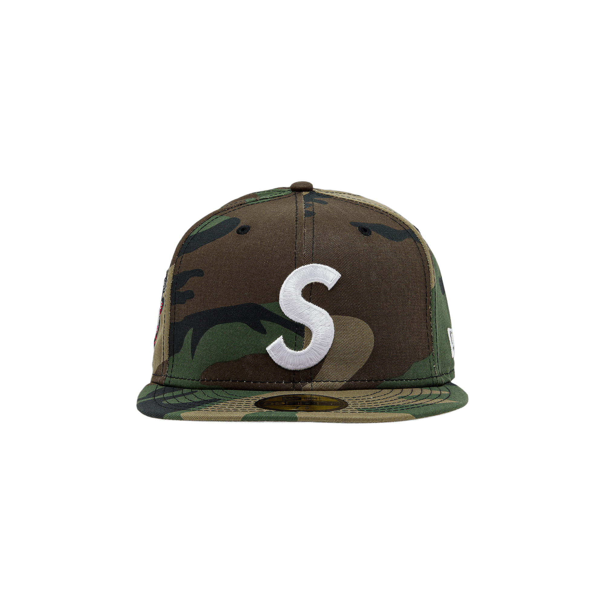 Supreme Screwball S Logo New Era 'Woodland Camo'
