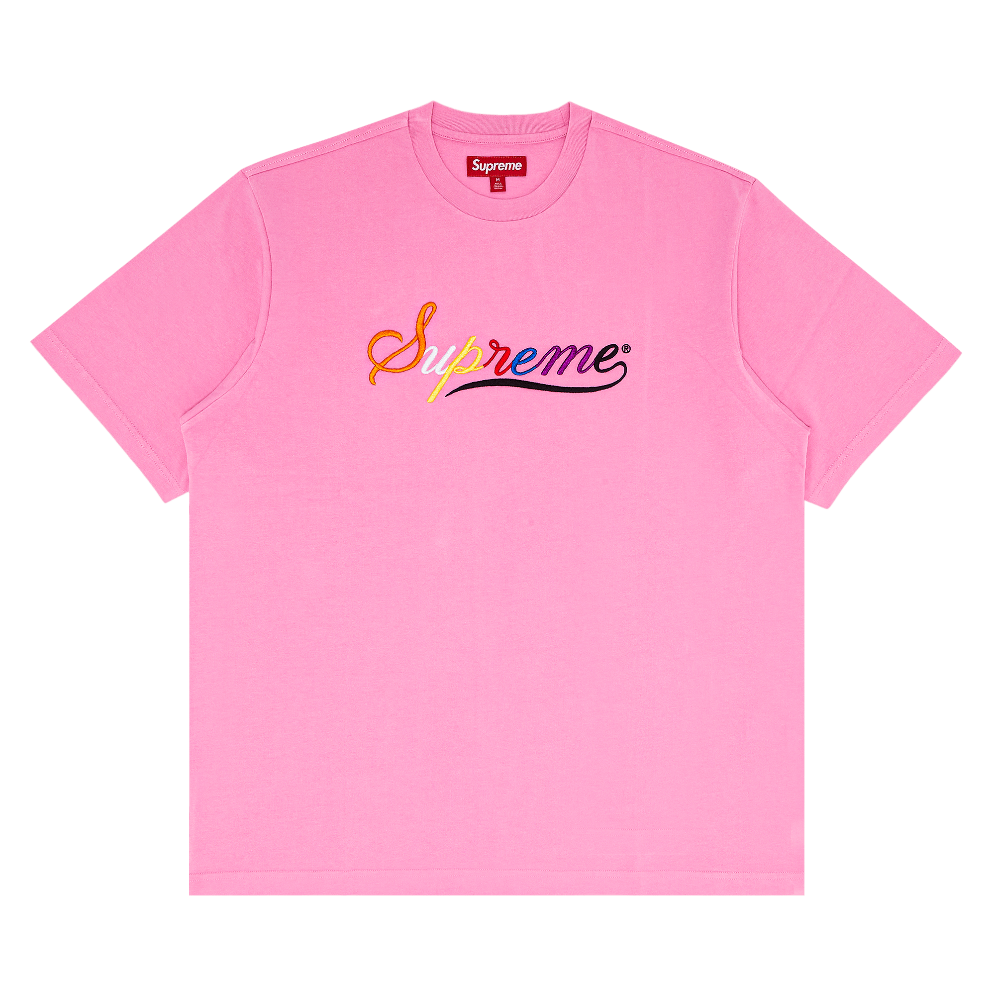 Supreme Cursive Short-Sleeve Top 'Pink'