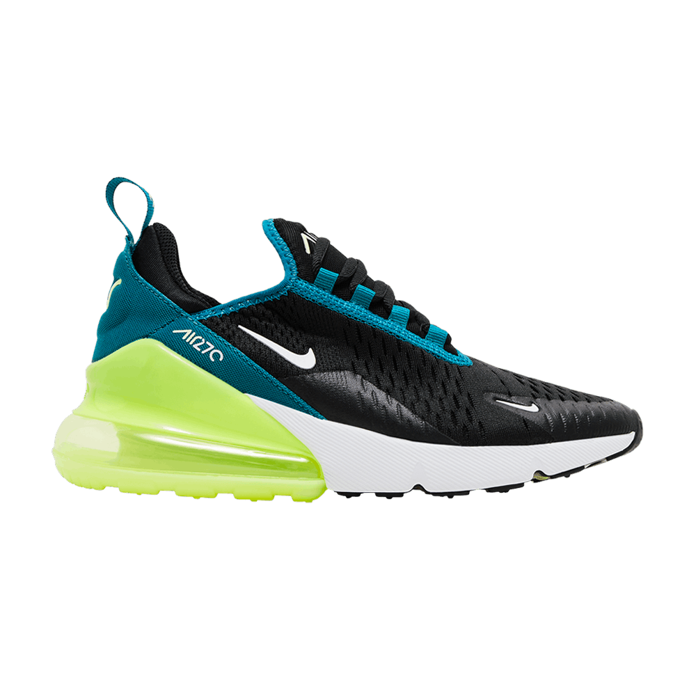 Nike Air Max 270 GS 'Black Bright Spruce Volt'