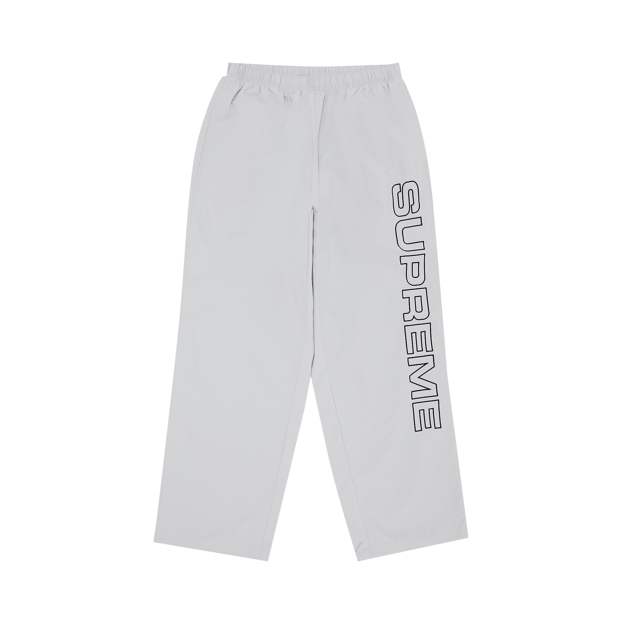 Supreme Spellout Embroidered Track Pant 'Grey'