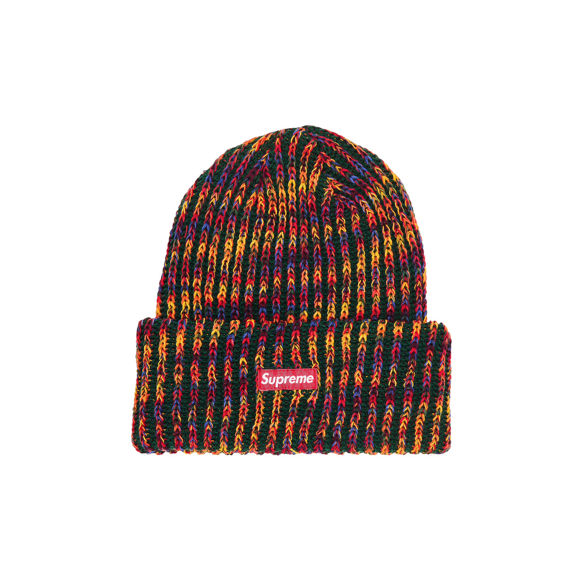 Supreme Rainbow Loose Guage Beanie 'Olive'